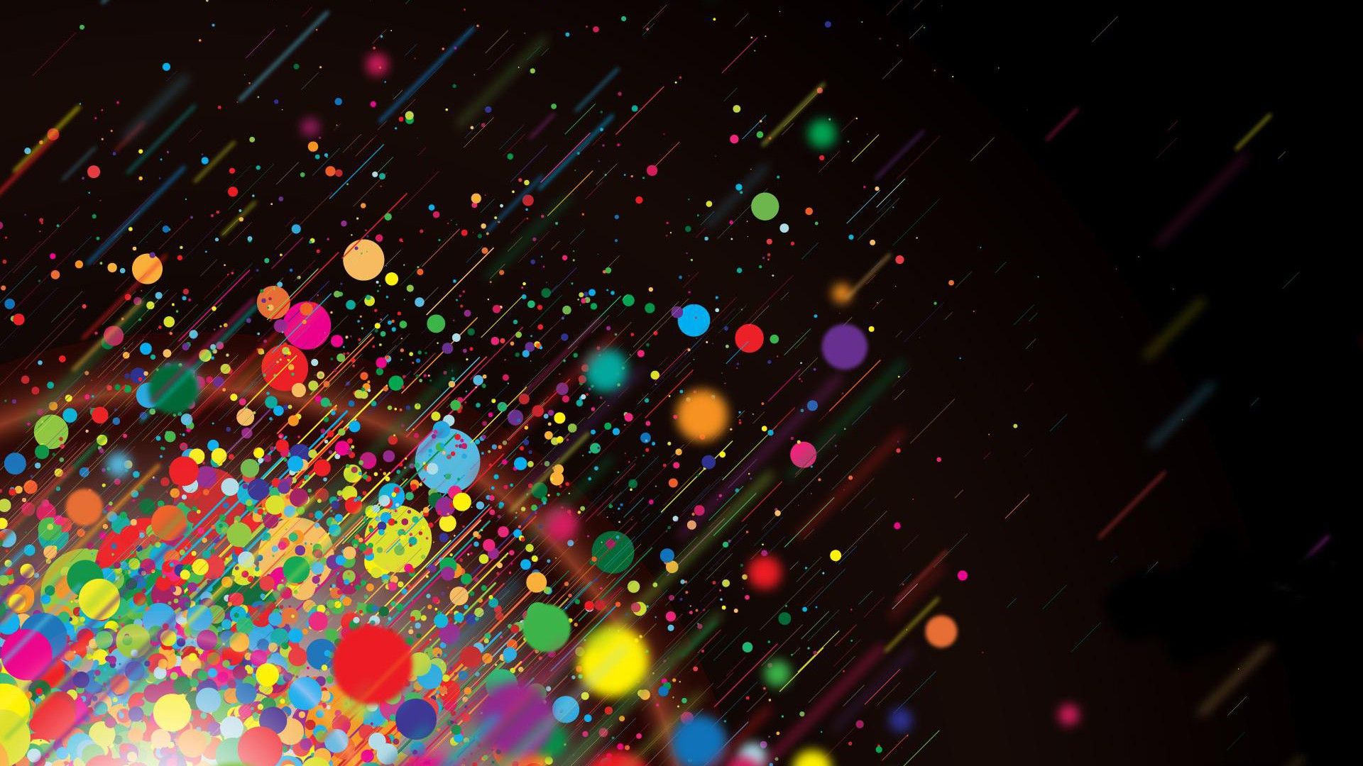 Particelle colorate astratte, 1920x1080 Full HD 1080p, Laptop
