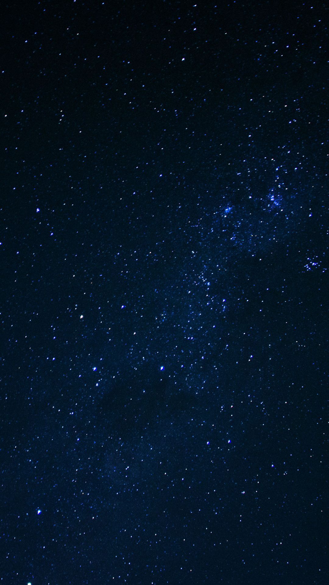 Cielo stellato notturno blu, 1080x1920 Verticale, Mobile