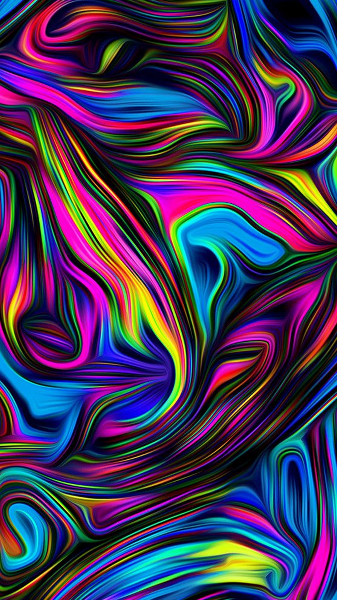 Astratto vortice colori fluidi, 1080x1920 Full HD Verticale, Samsung Galaxy