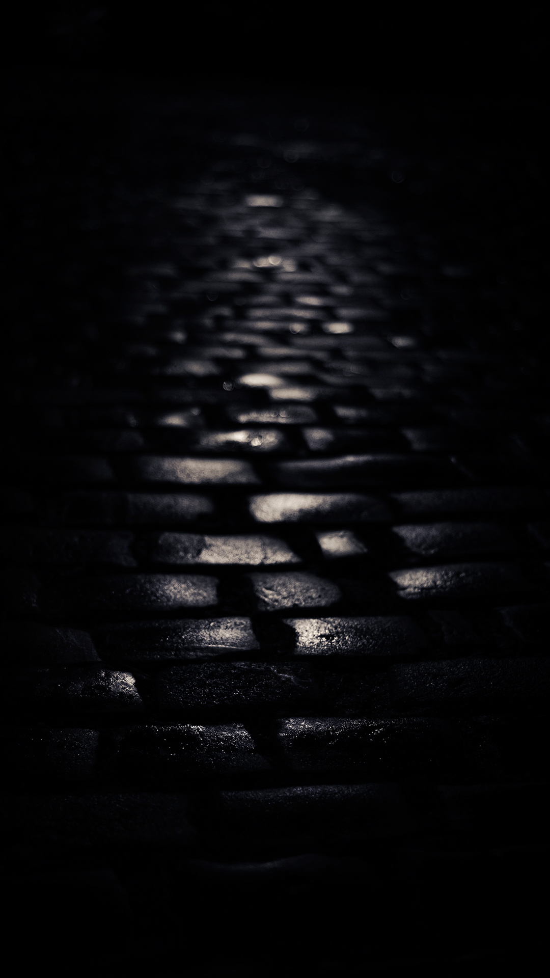 Strada in ciottoli scuri, 1080x1920 Full HD Verticale, iPhone