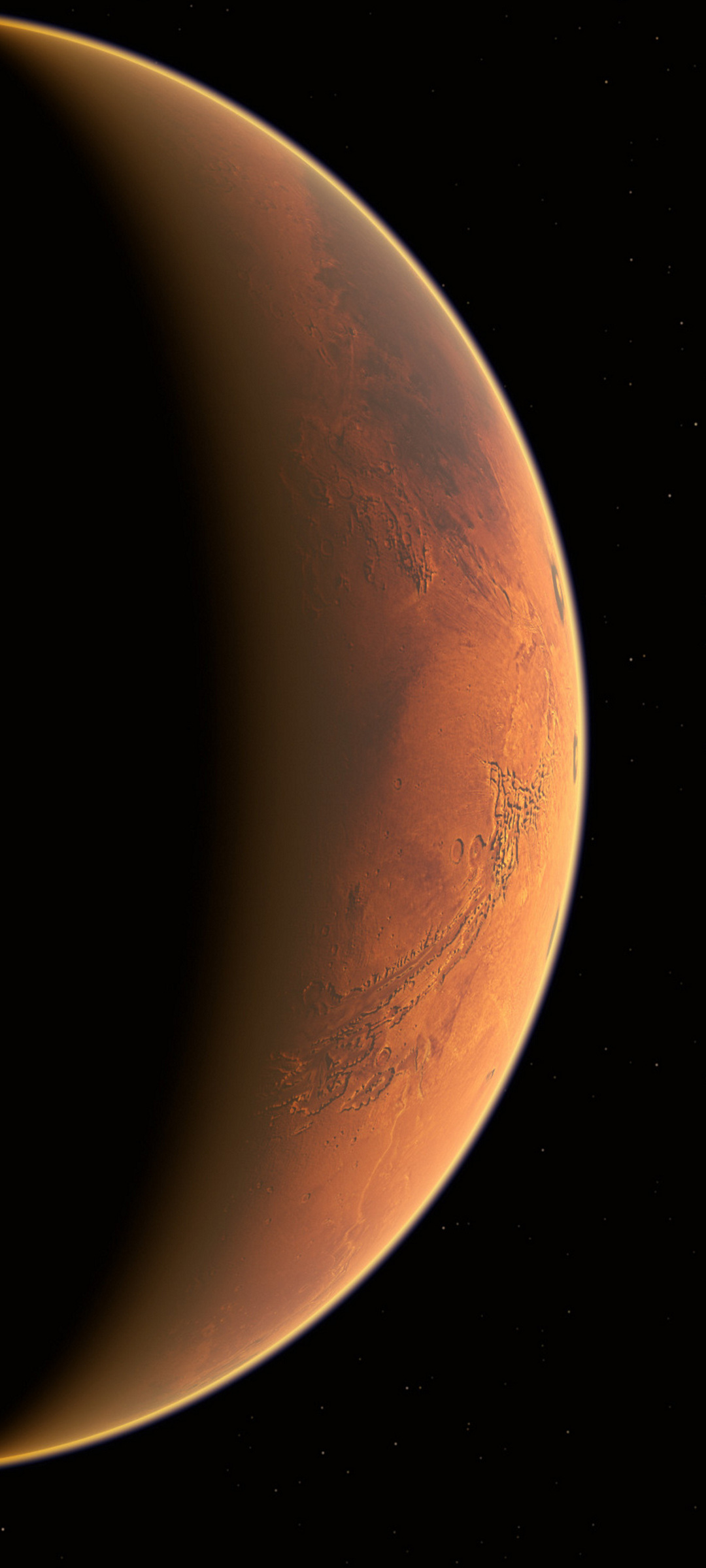 Pianeta Marte spazio, 1080x2400 Full HD Verticale, iPhone
