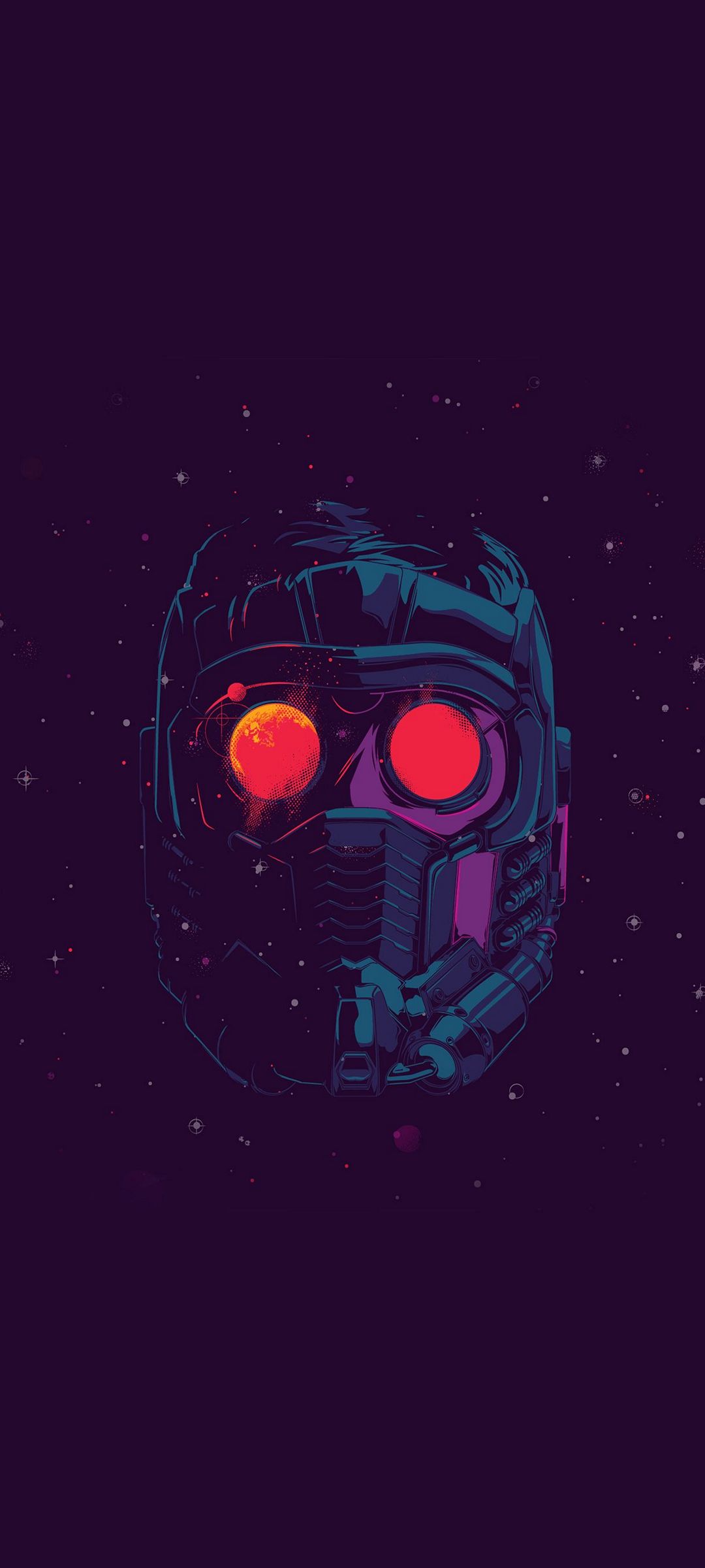 Star-Lord maschera minimal, 1080x2400 Full HD Verticale, iPhone