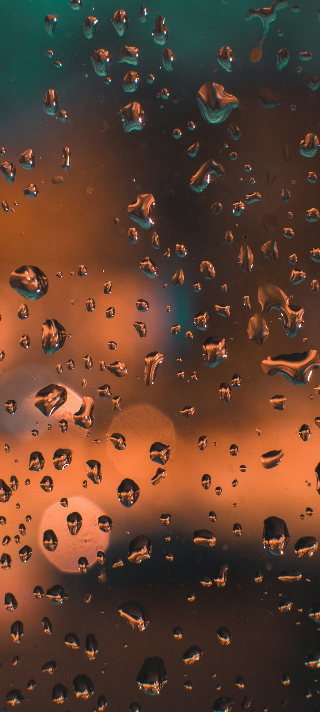 Gocce di pioggia su vetro, 1080x2400 Verticale, Mobile
