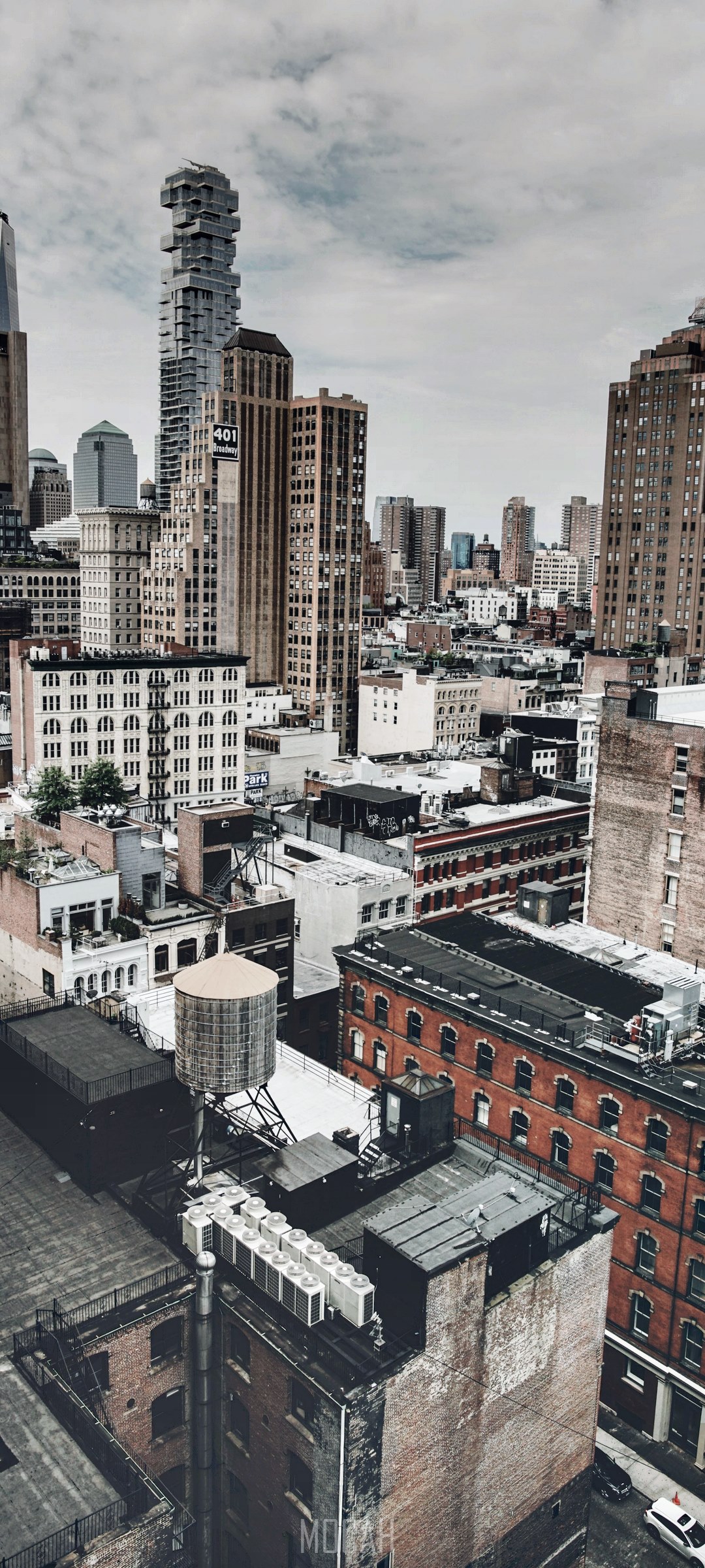 Tetti città New York, 1080x2400 Full HD Verticale, iPhone