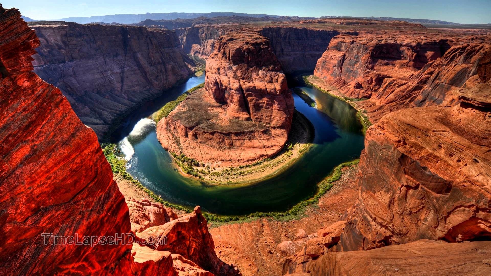 Horseshoe Bend canyon fiume, 1920x1080 Full HD, PC Desktop