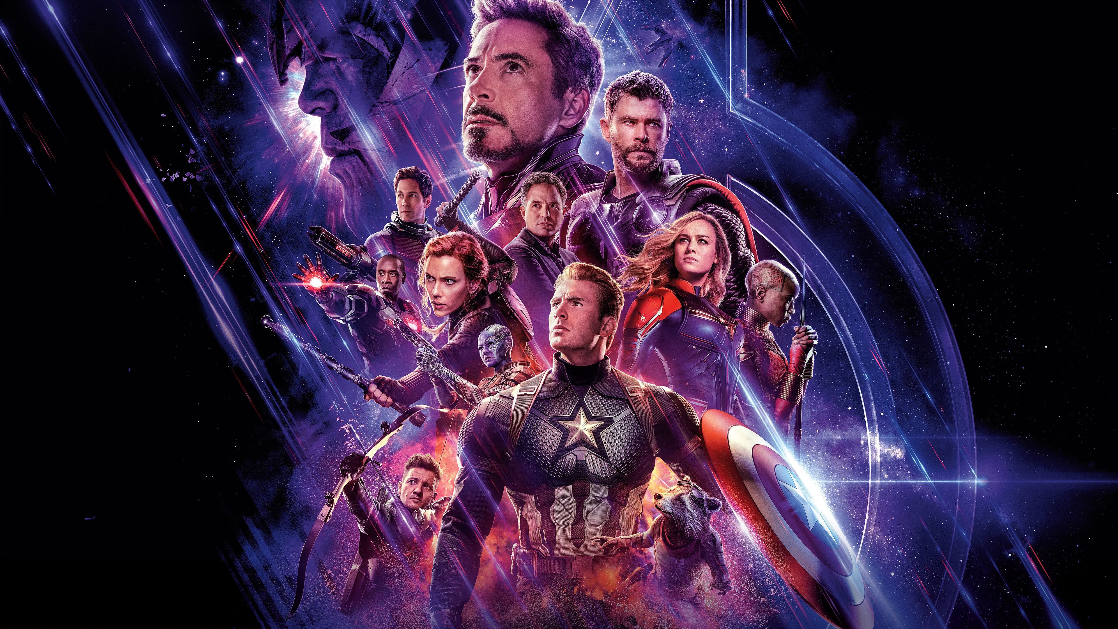 Avengers Endgame supereroi Marvel, 3840x2160 UHD, Monitor 4K