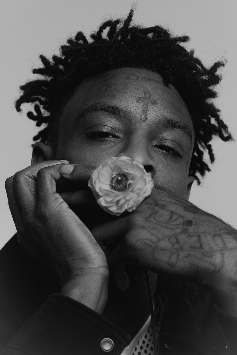 21 Savage foto bianco e nero, hip hop, 1440x1800 Full HD Verticale, iPhone