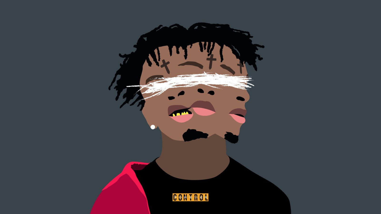 21 Savage cartoon Supreme, streetwear, 750x1334 Verticale, Telefono