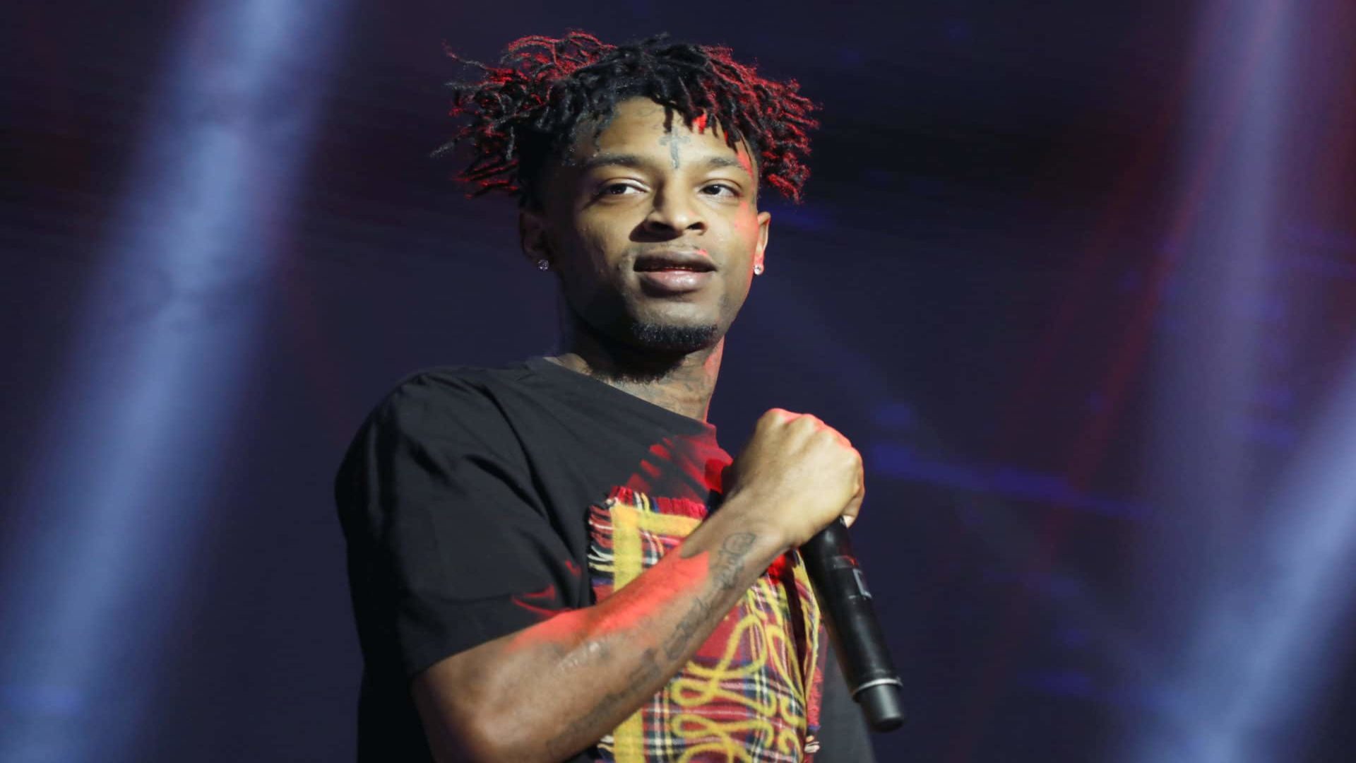 21 Savage bianco e nero palco, 1920x1080 1080p, Desktop