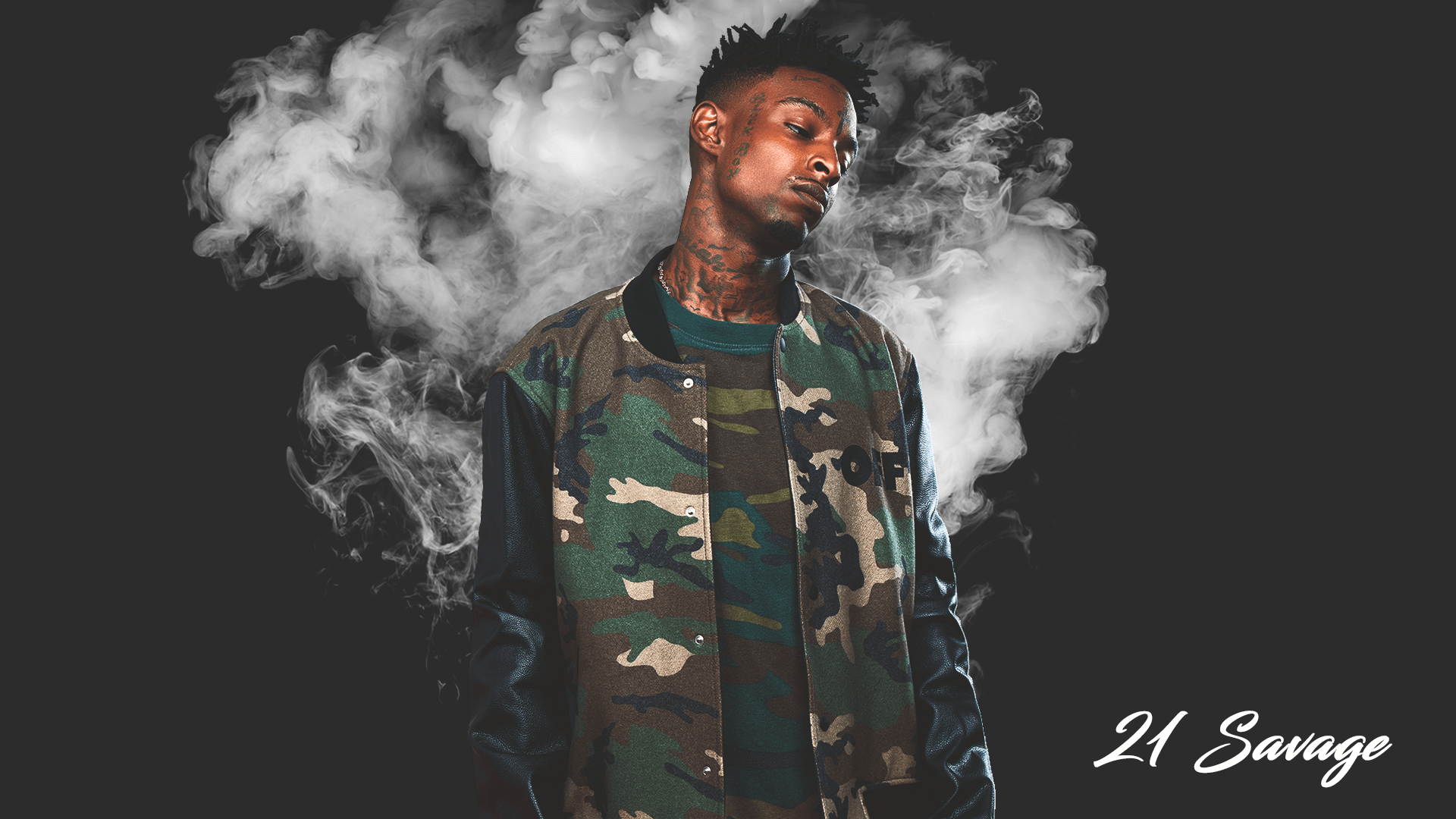 21 Savage cartoon minimalista, 1920x1080 1080p, Laptop