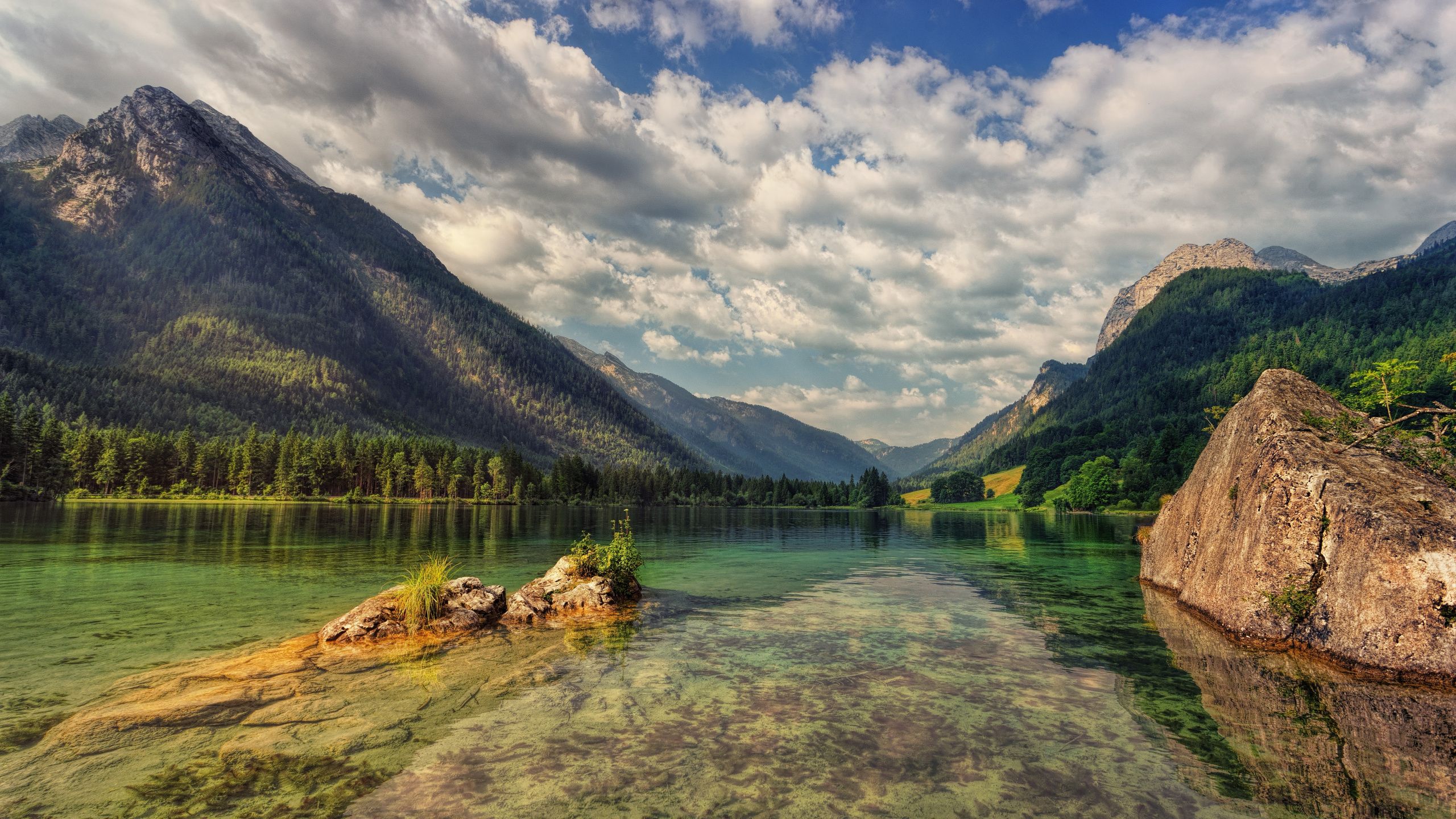 Lago alpino con montagne, 2560x1440 1440p, Monitor Gaming