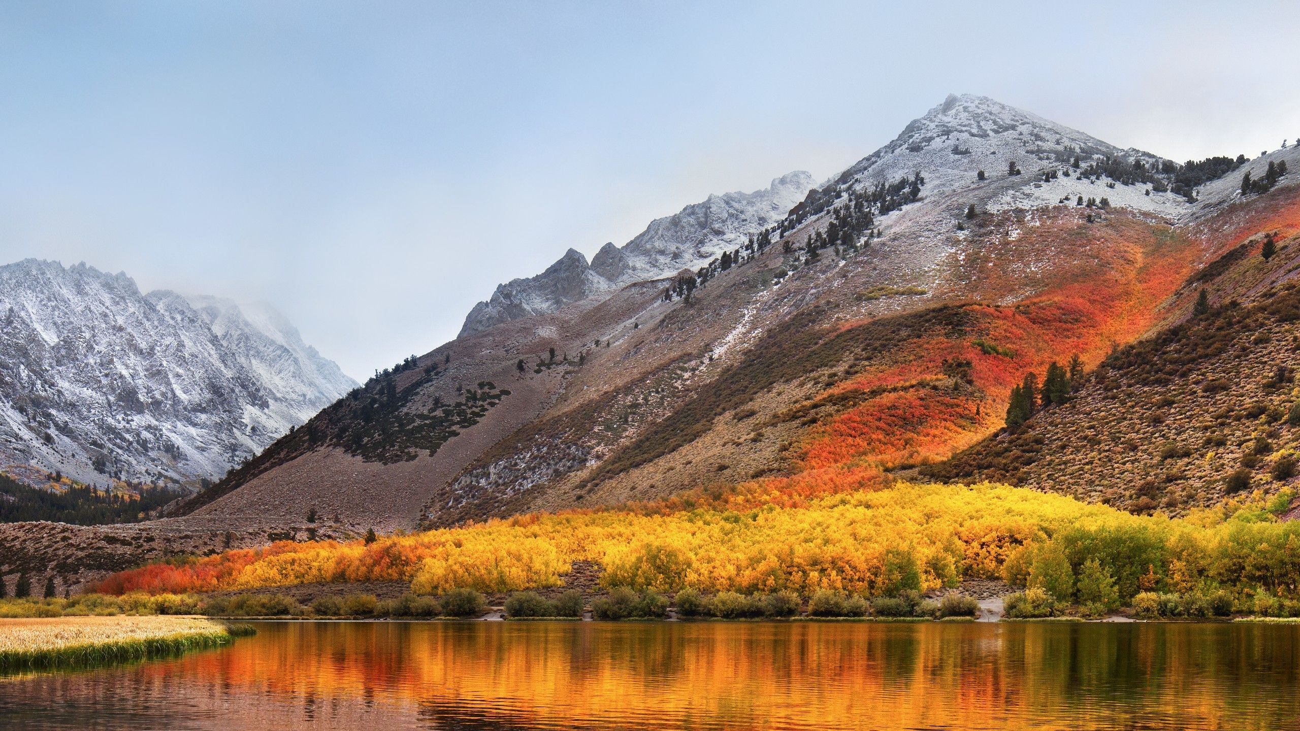 Montagne autunno lago riflesso, 2560x1440 1440p, Desktop