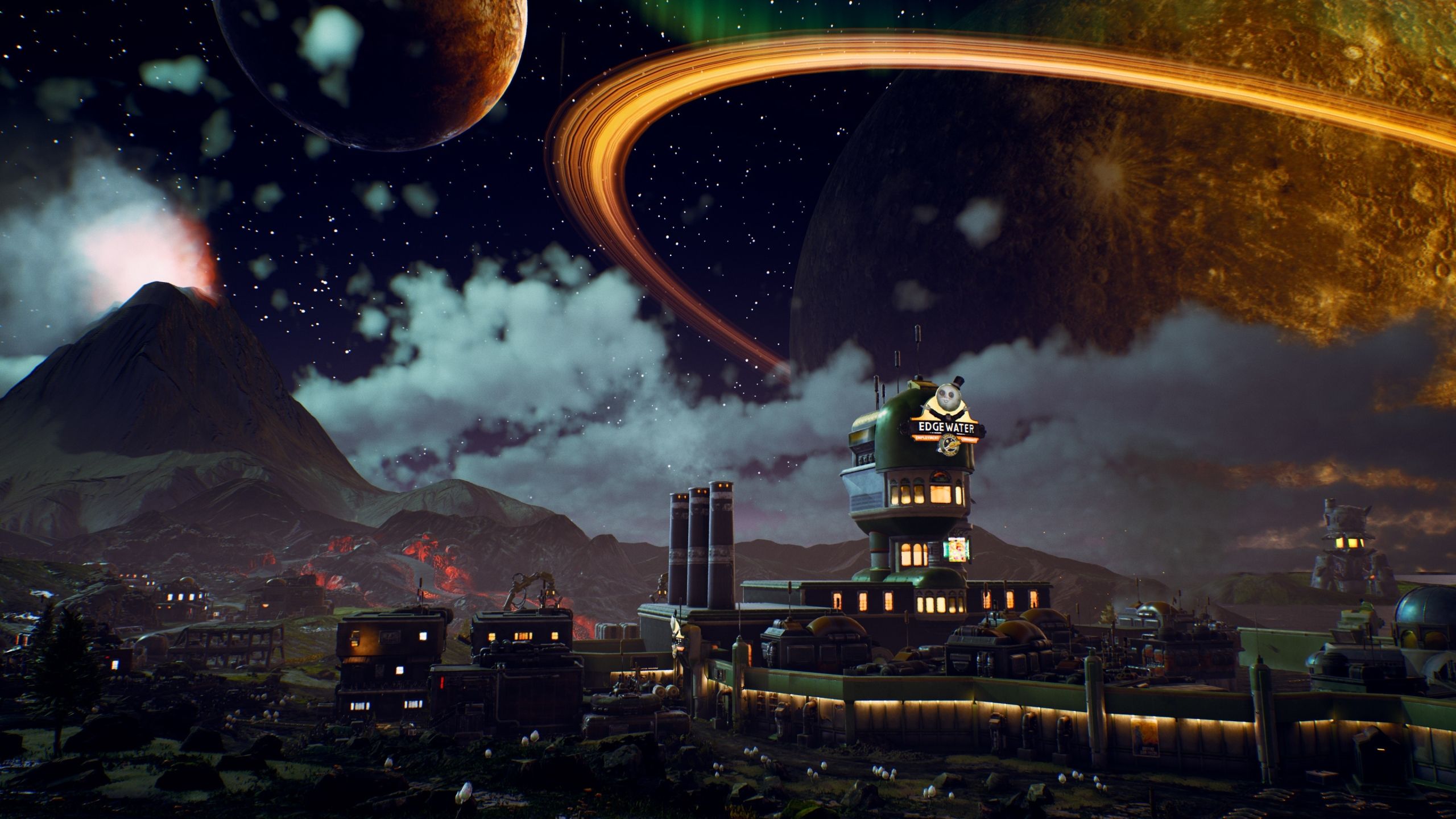 The Outer Worlds citta aliena, 2560x1440 2K QHD, PC