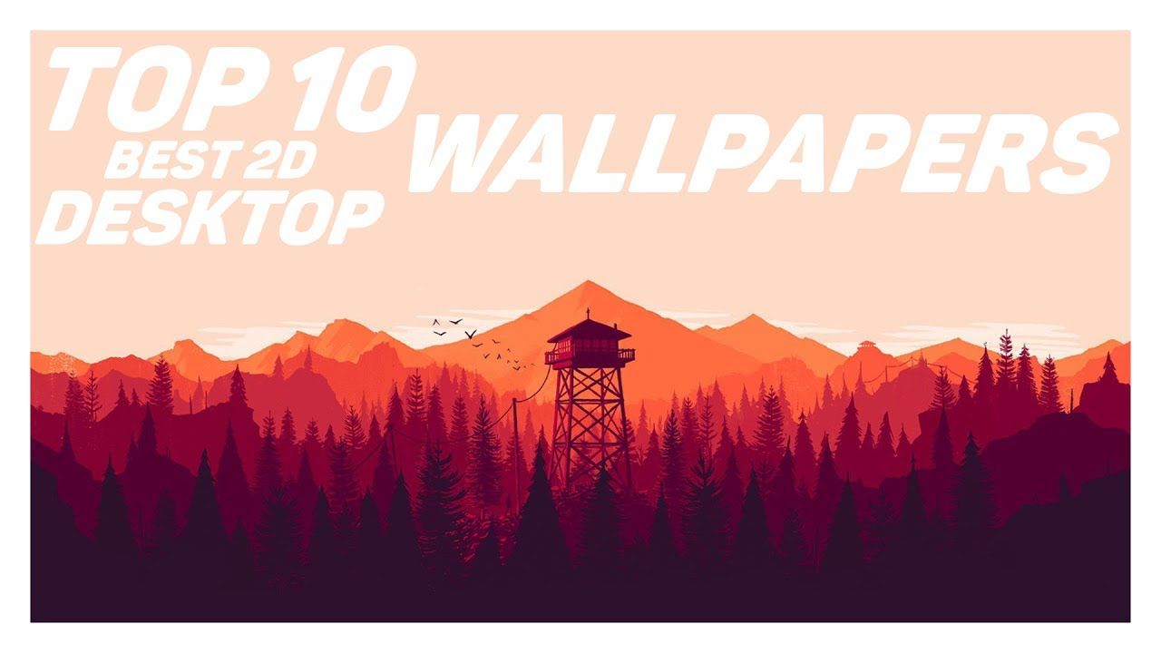 Foresta stile Firewatch con torre, 1280x720 HD, Desktop