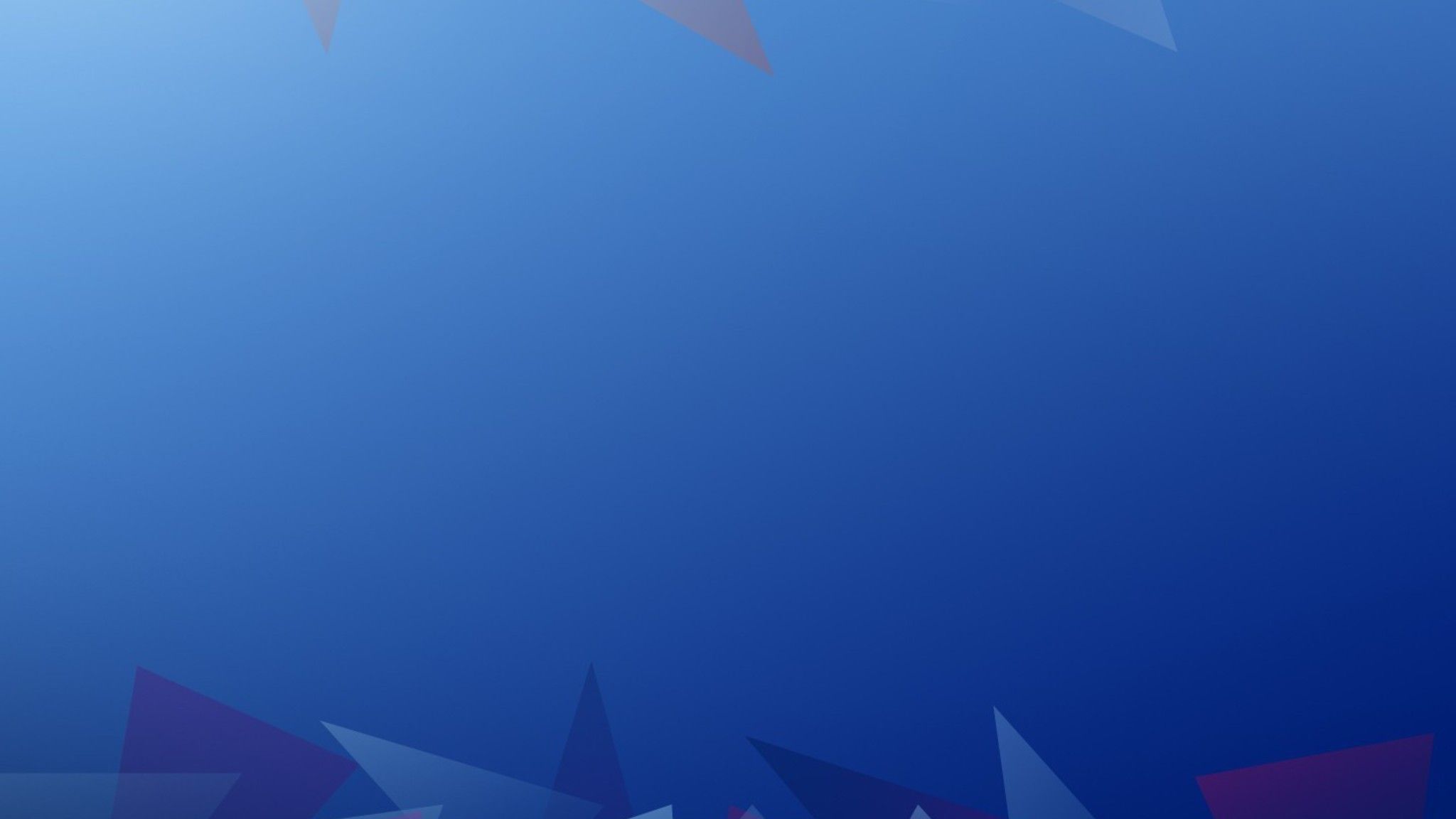 Sfondo astratto triangoli blu, 2048x1152 2K, iMac