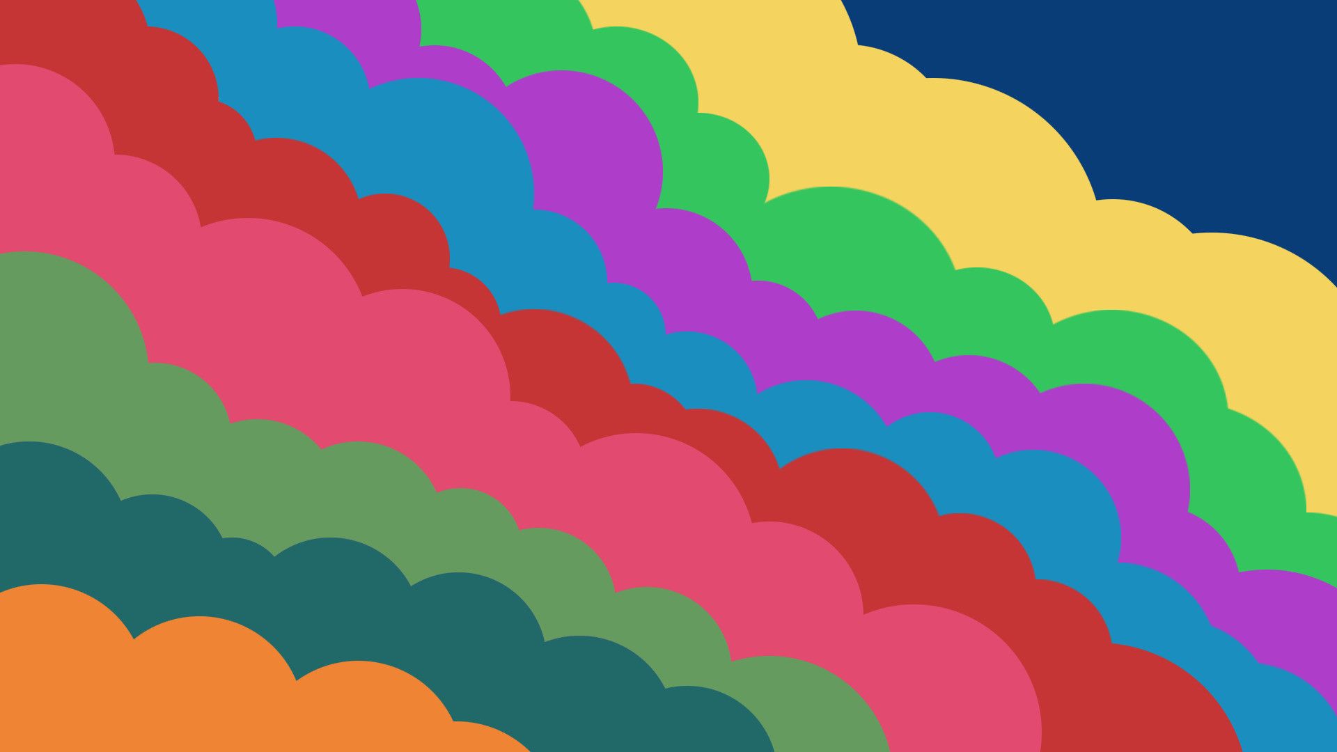 onde arcobaleno colorate astratte, 1920x1080 Full HD 1080p, Desktop