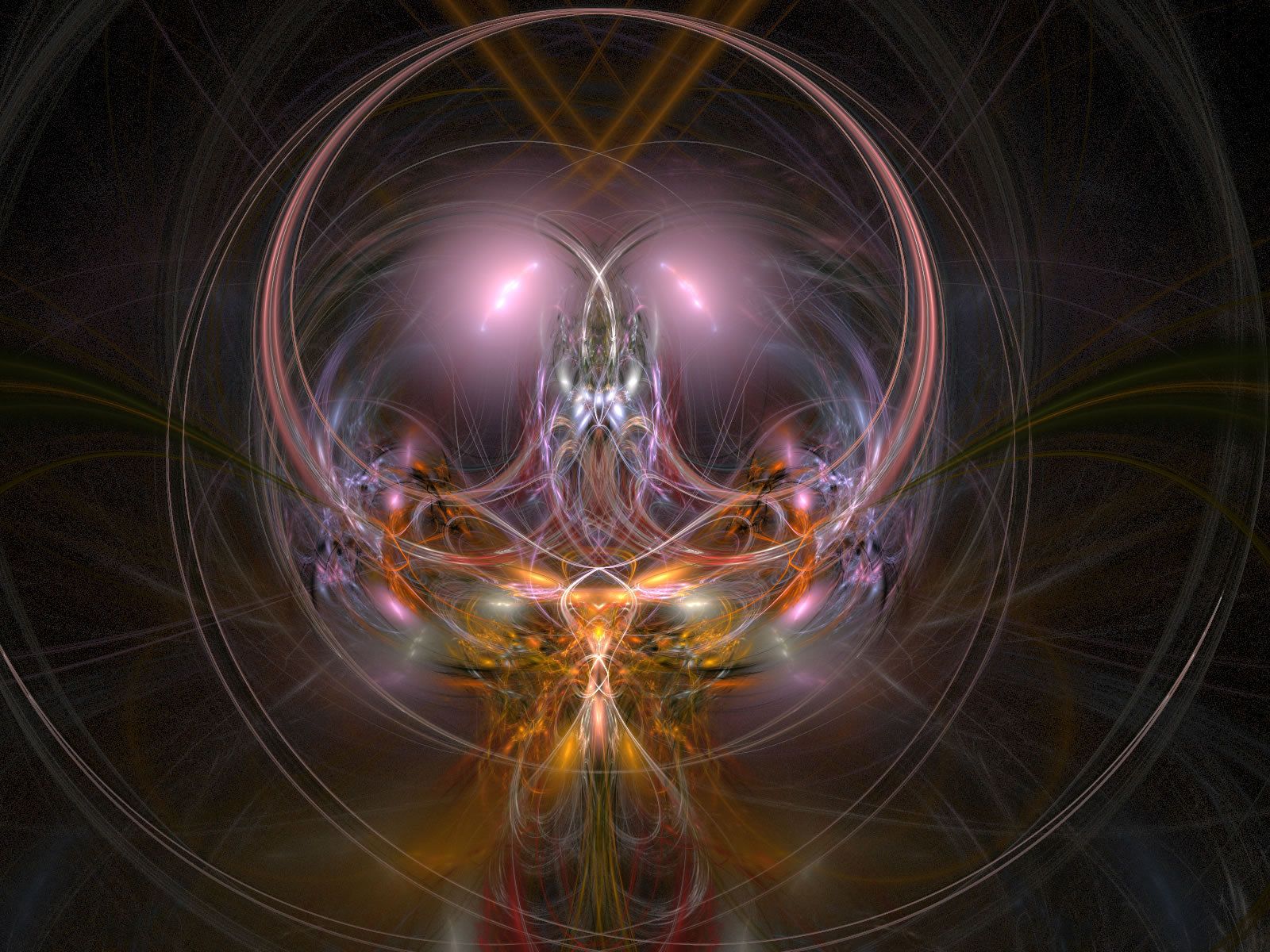 Arte frattale astratta circolare, 1600x1200 900p, Desktop
