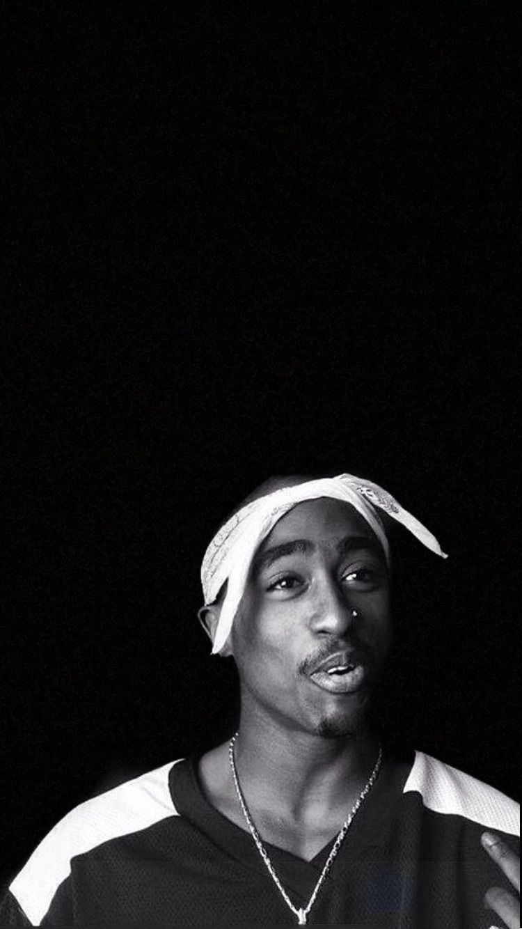 Tupac in bianco e nero, 2Pac, 750x1334 Full HD Verticale, iPhone