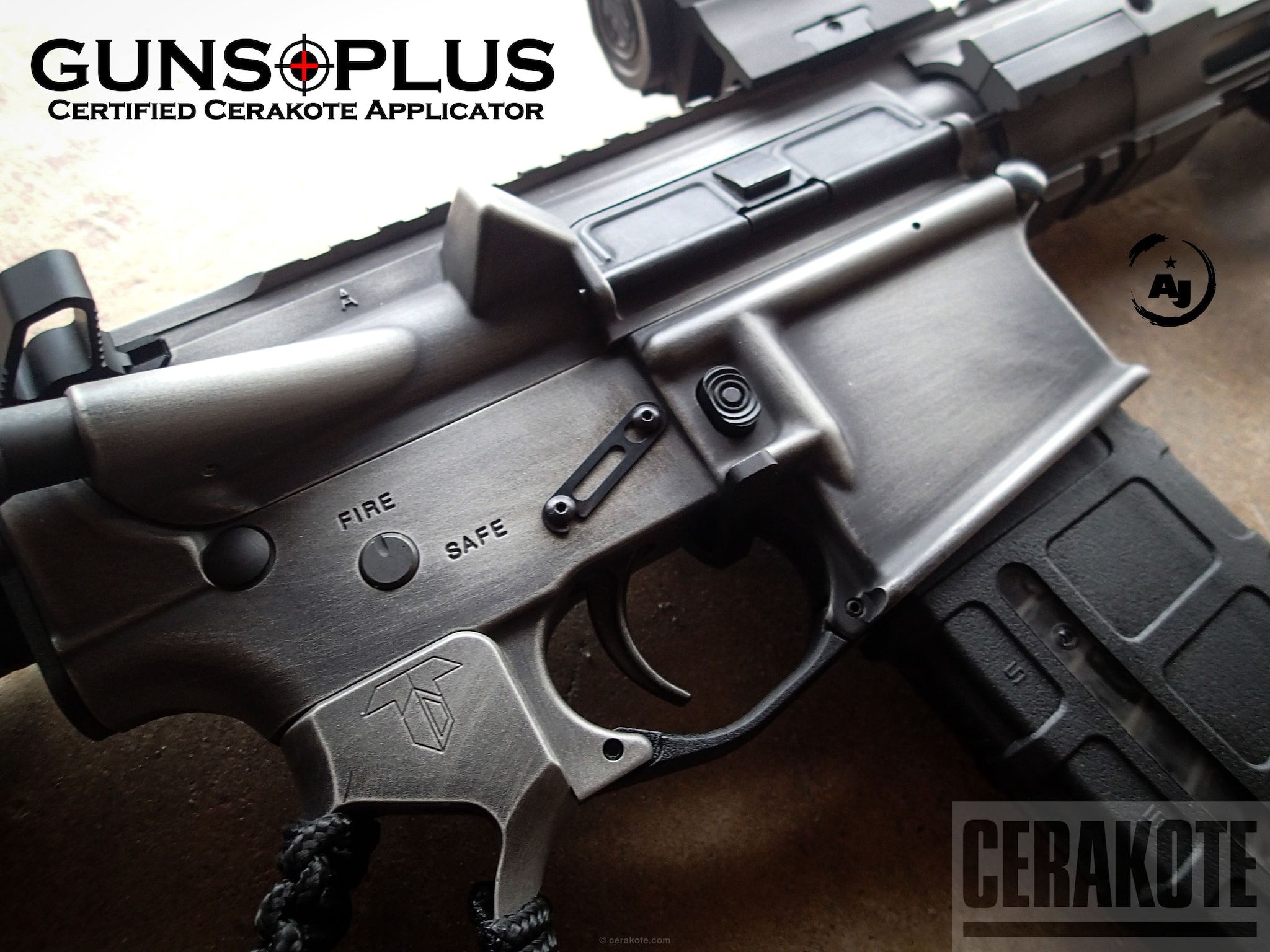 Fucile AR-15 nero Cerakote, 2048x1536 2K, Laptop