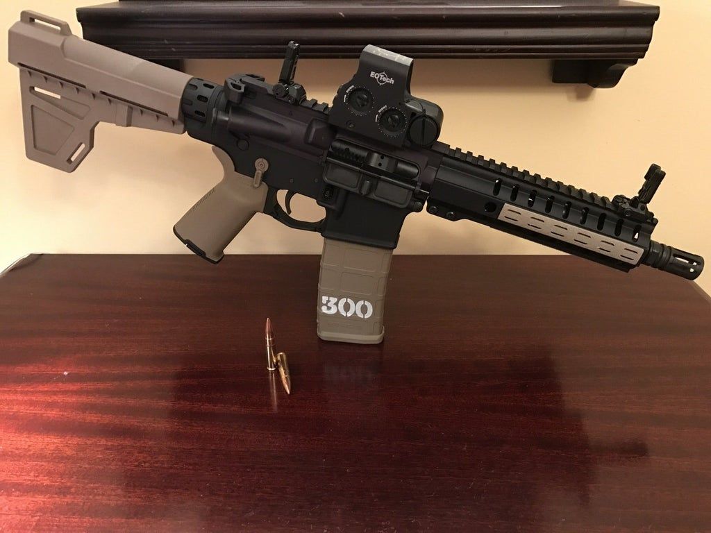 Pistola AR15 300 Blackout, 1024x768 HD, Desktop