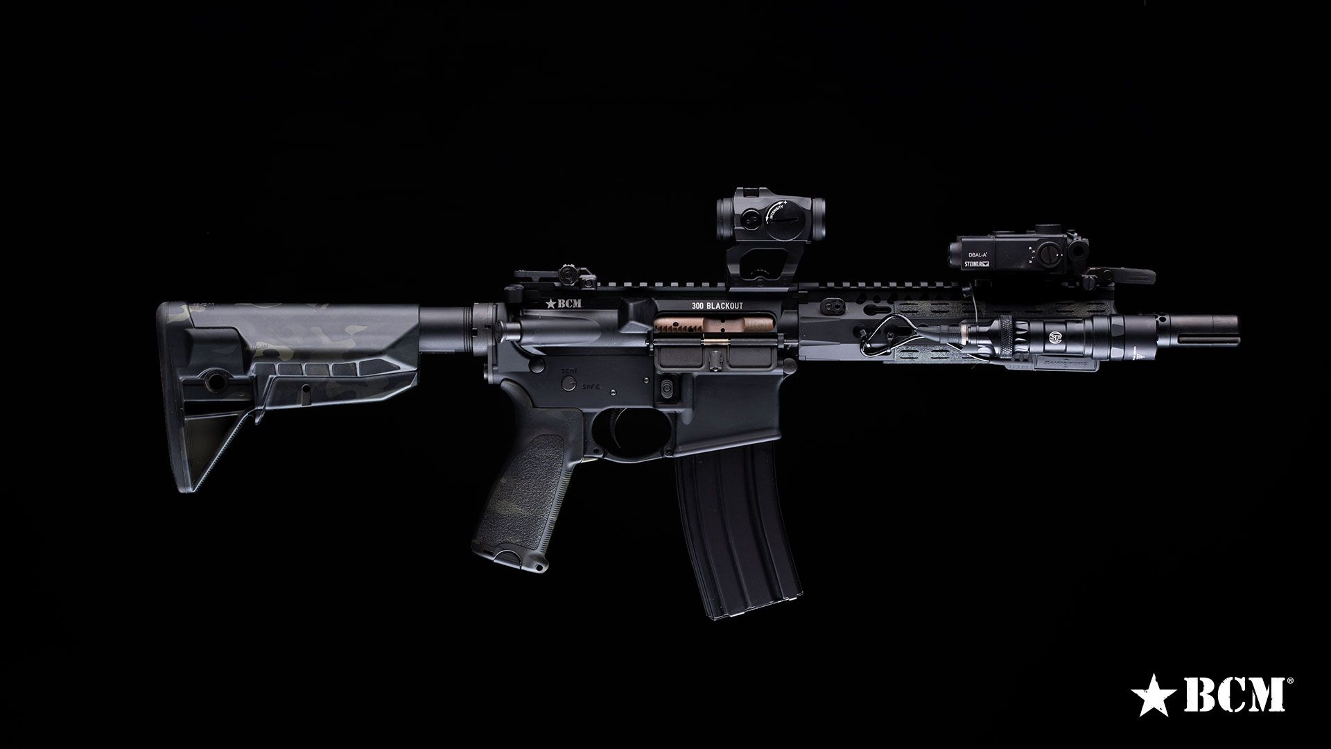 Fucile BCM 300 Blackout nero, 1920x1080 1080p, PC