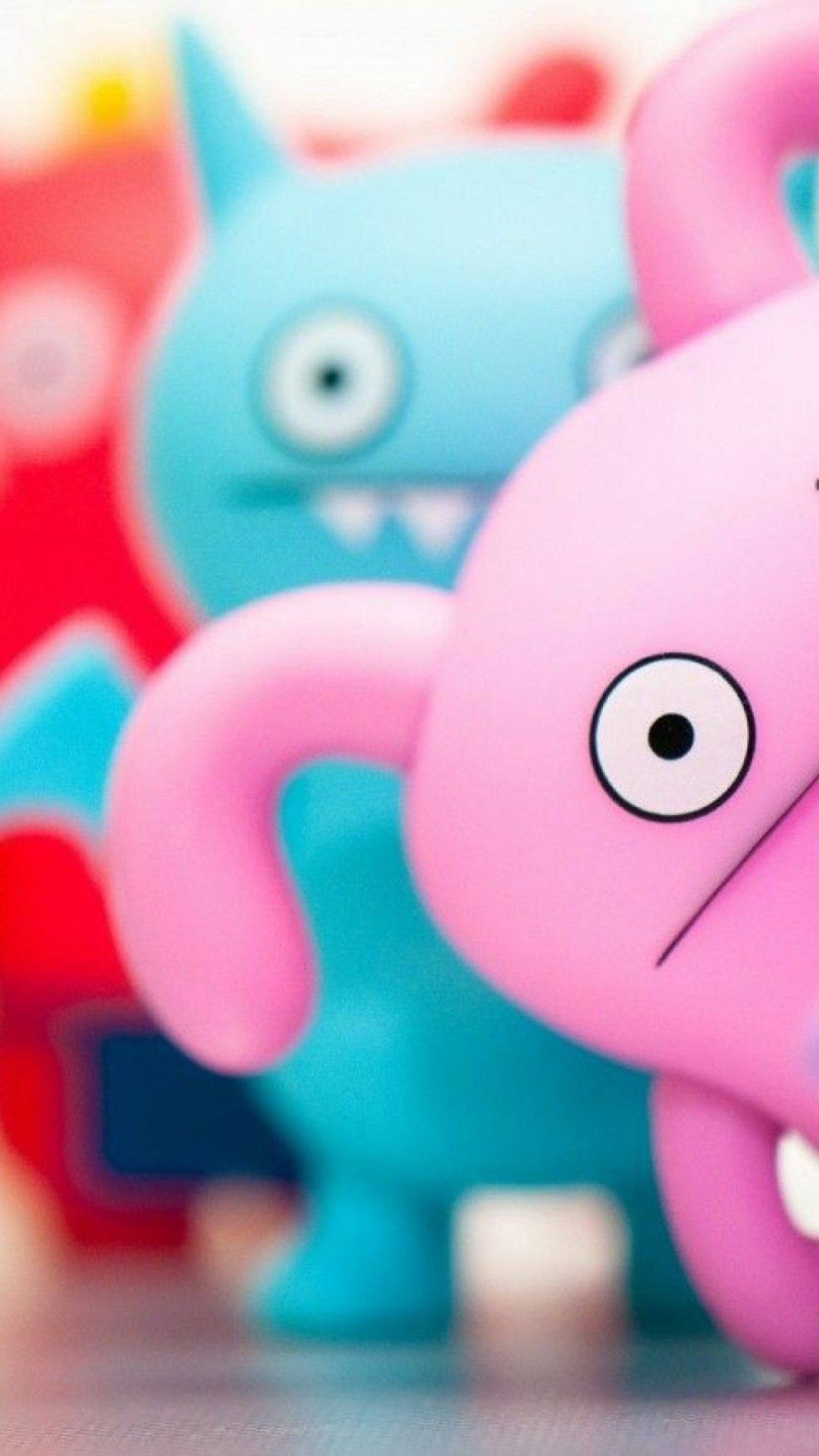 Giocattoli Uglydolls 3D colorati, 1080x1920 Full HD Verticale, Smartphone