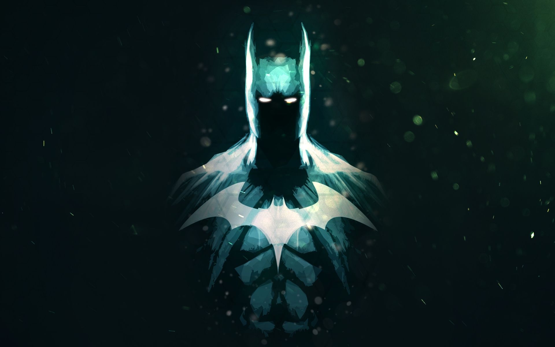 Batman silhouette bagliore verde, Gotham, 1920x1200 Full HD+ WUXGA, Laptop