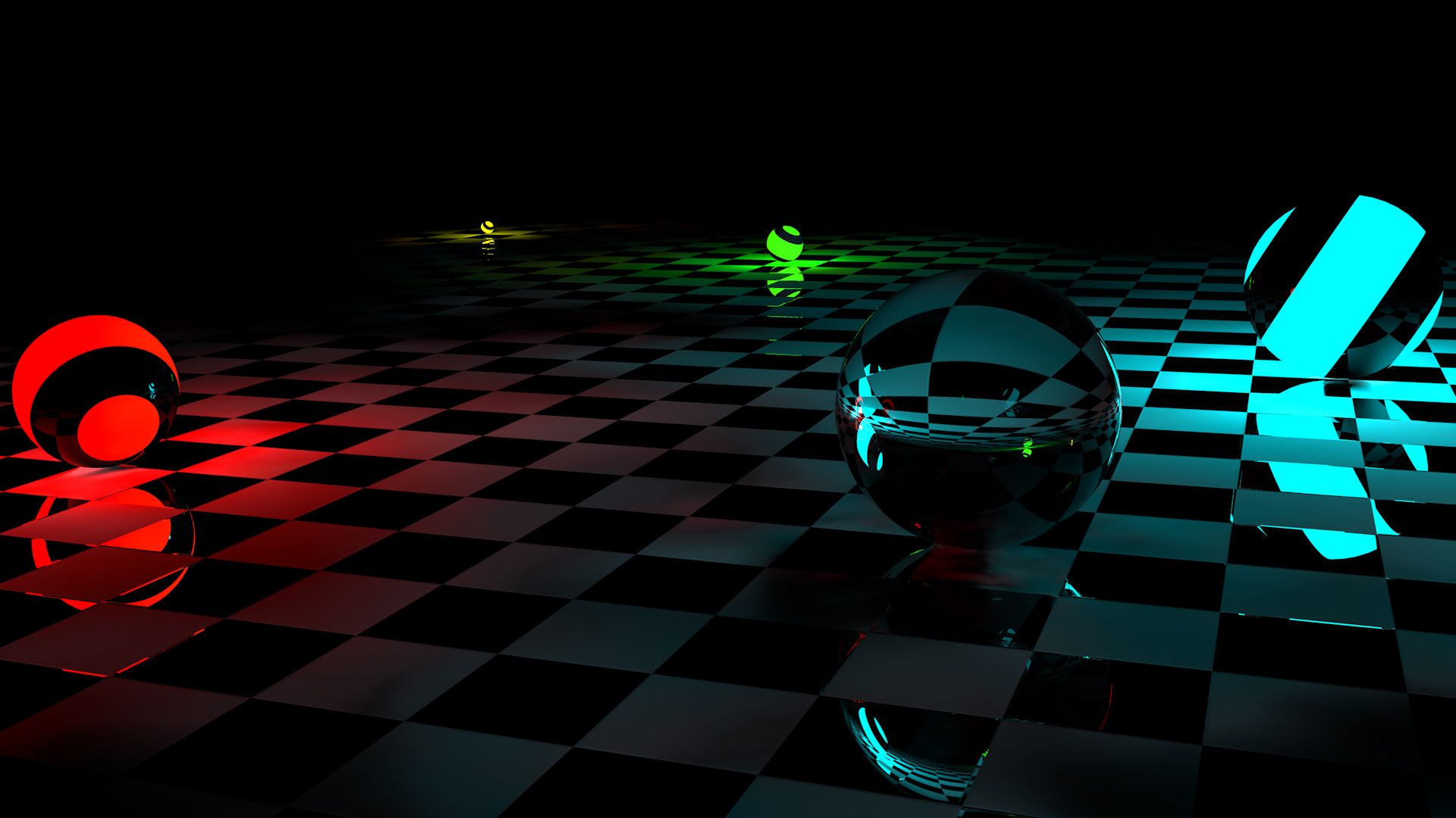 Rana 3D animata verde, 1024x768 HD, Desktop