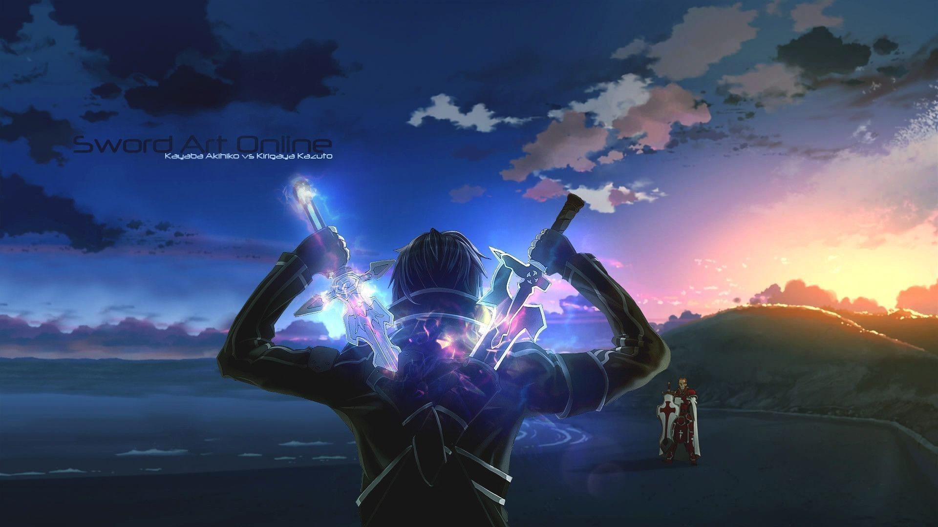 Personaggio anime con spada luminosa, 1920x1080 Full HD 1080p, PC
