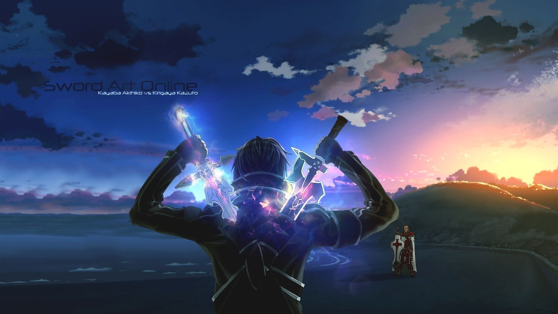 Personaggio anime con spade energia, 1920x1080 Full HD 1080p, Desktop