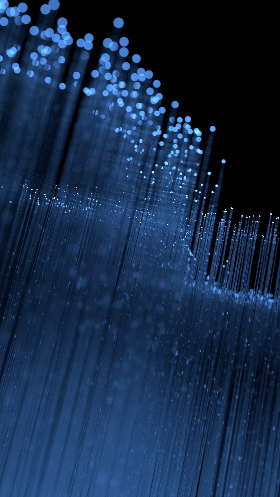 Particelle blu luminose, 950x1689 Full HD Verticale, iPhone