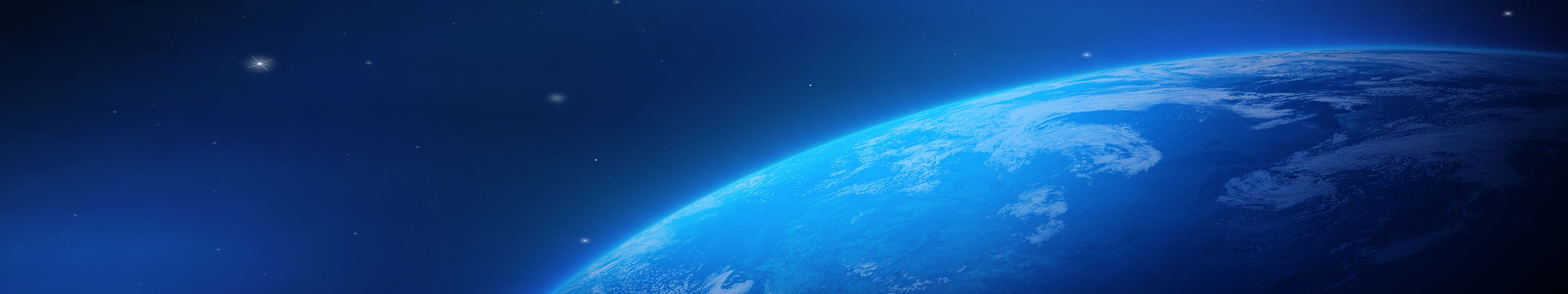 Terra vista dallo spazio, 5760x1080 21:9, Ultrawide
