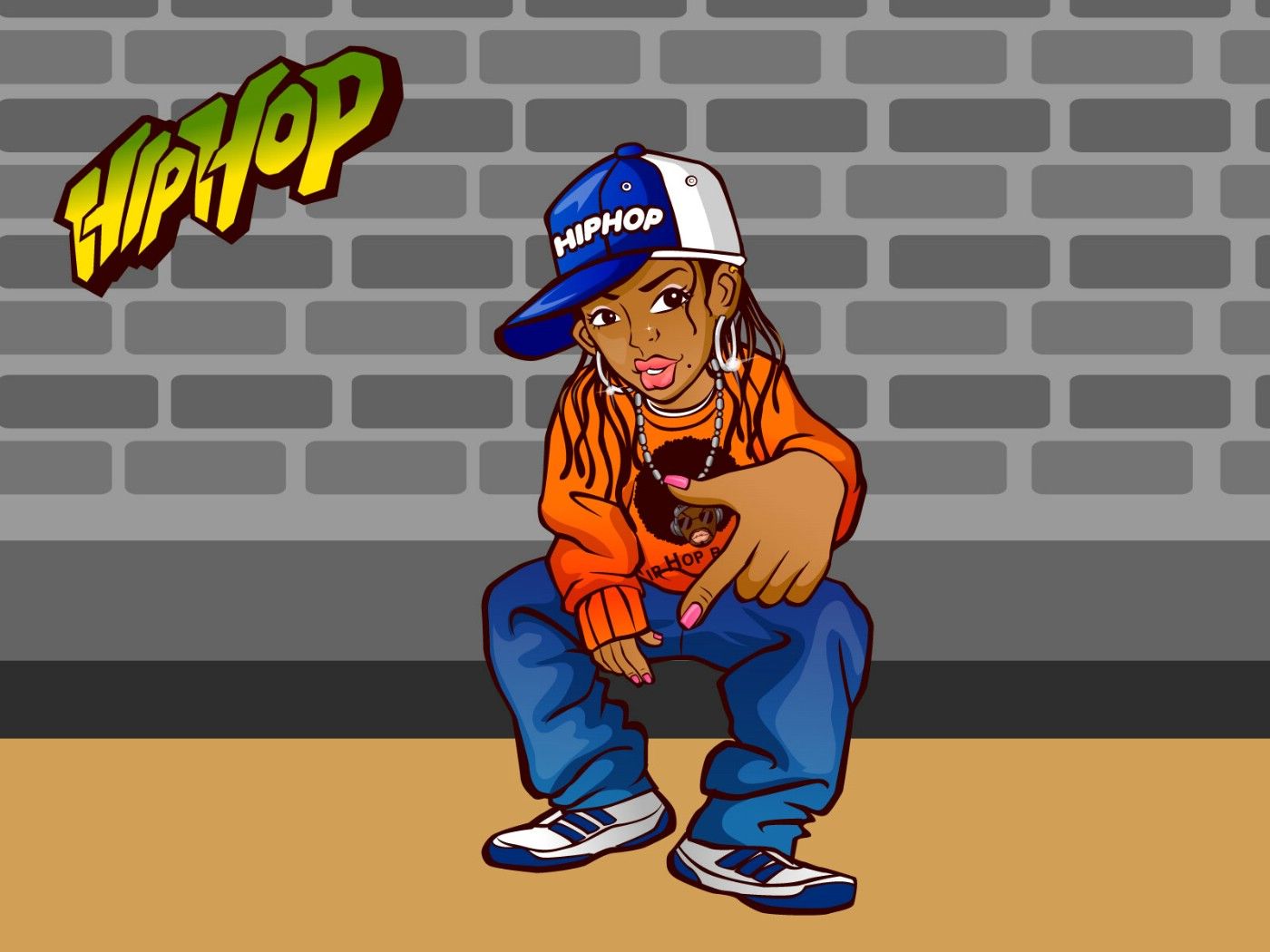 Cartoon 6ix9ine Mother's Hips, 1920x1080 1080p, Desktop