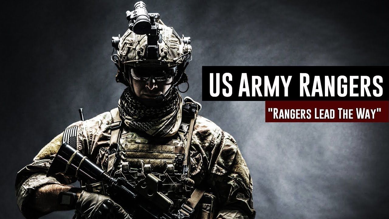 Soldato US Army Rangers armato, 1280x720 HD, Desktop