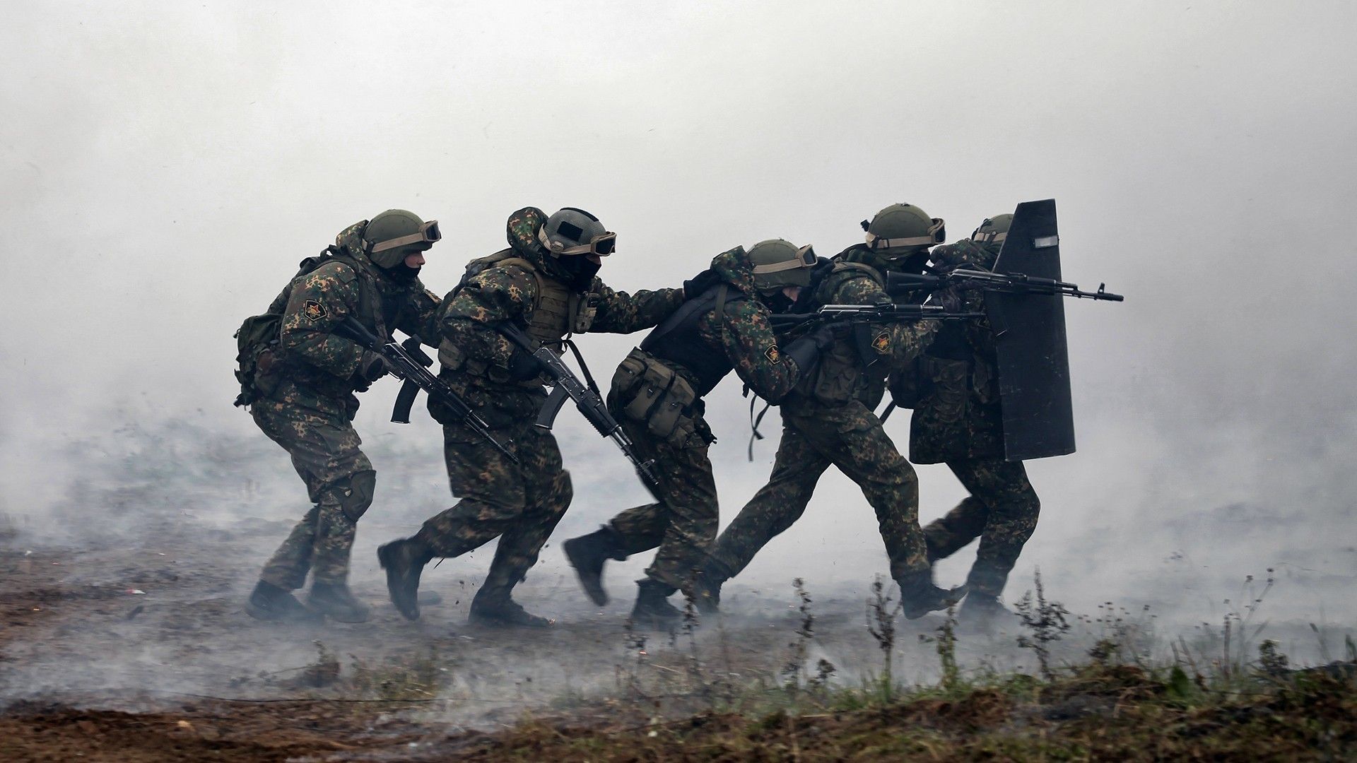 Soldati army rangers in addestramento, 1920x1080 Full HD, PC Desktop