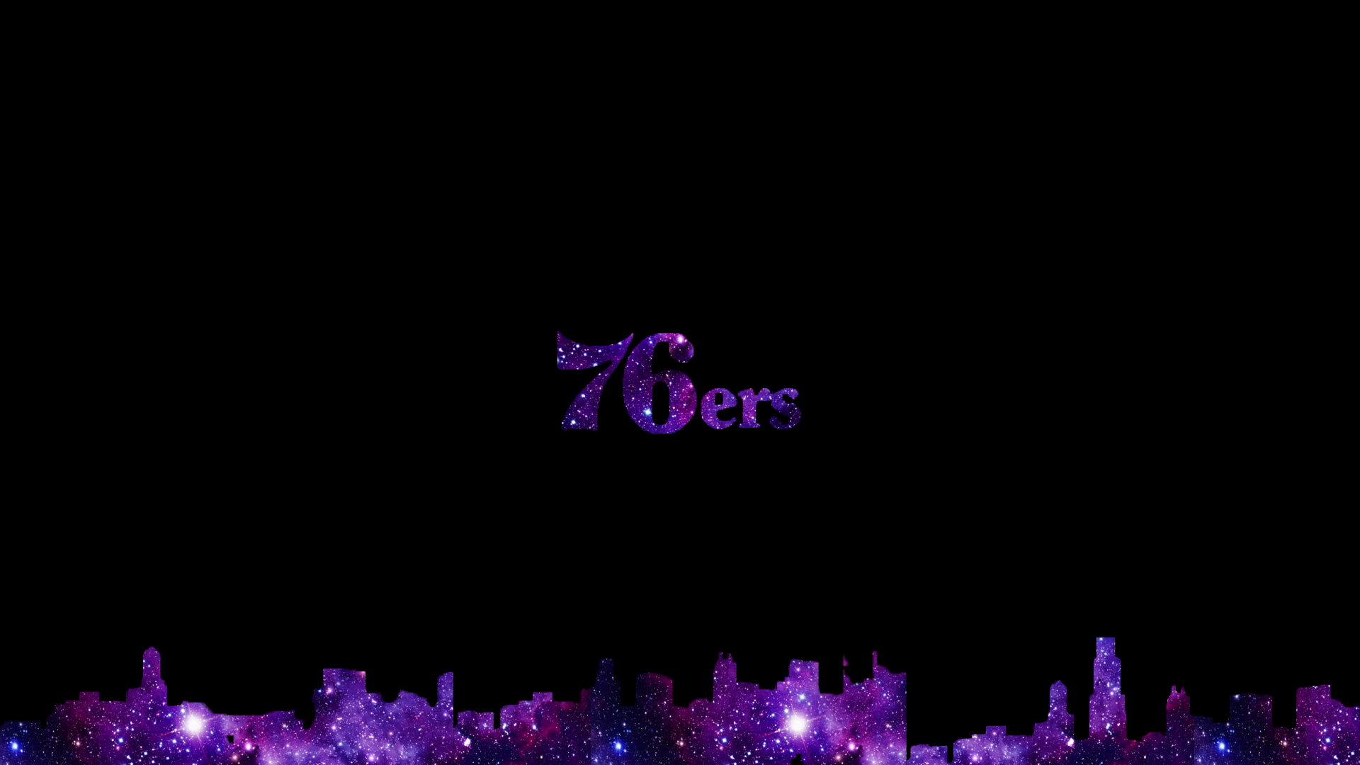 Logo 76ers skyline viola, 1920x1080 Full HD, PC Desktop