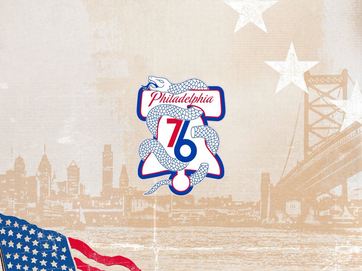 Logo Philadelphia 76ers vintage, 1200x900 HD, Desktop