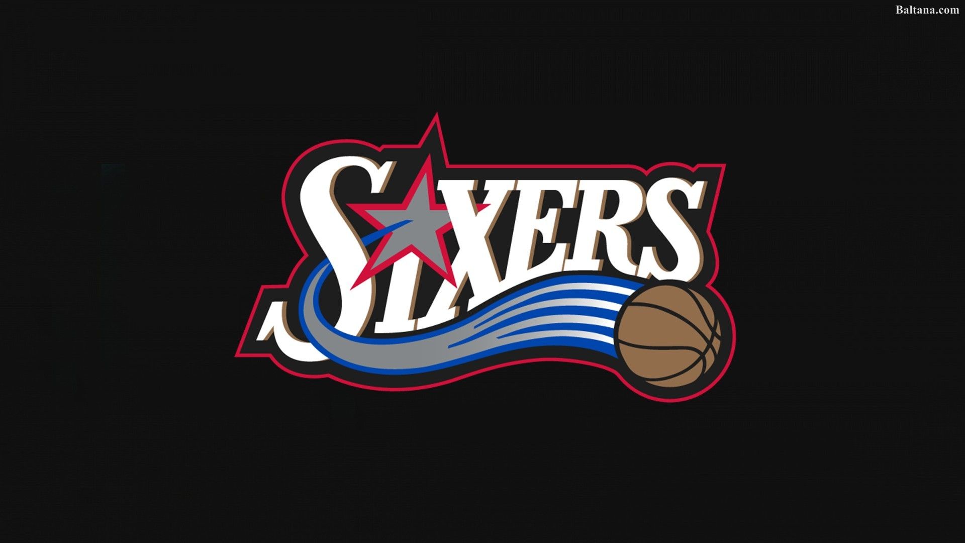 Logo Sixers NBA basket, basket americano, 1920x1080 Full HD 1080p, Desktop