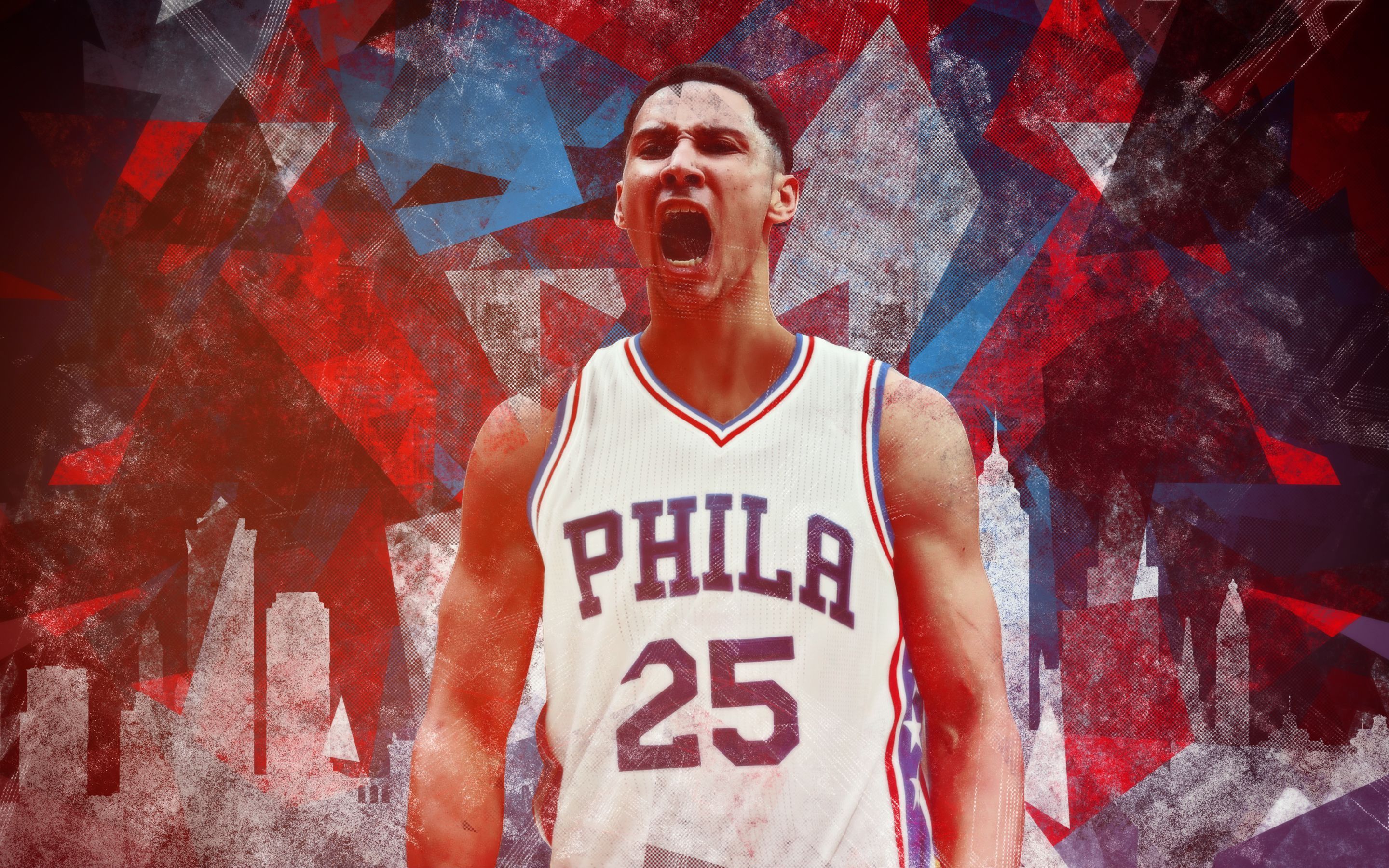 Ben Simmons 76ers basket, 2880x1800 2K, MacBook Pro
