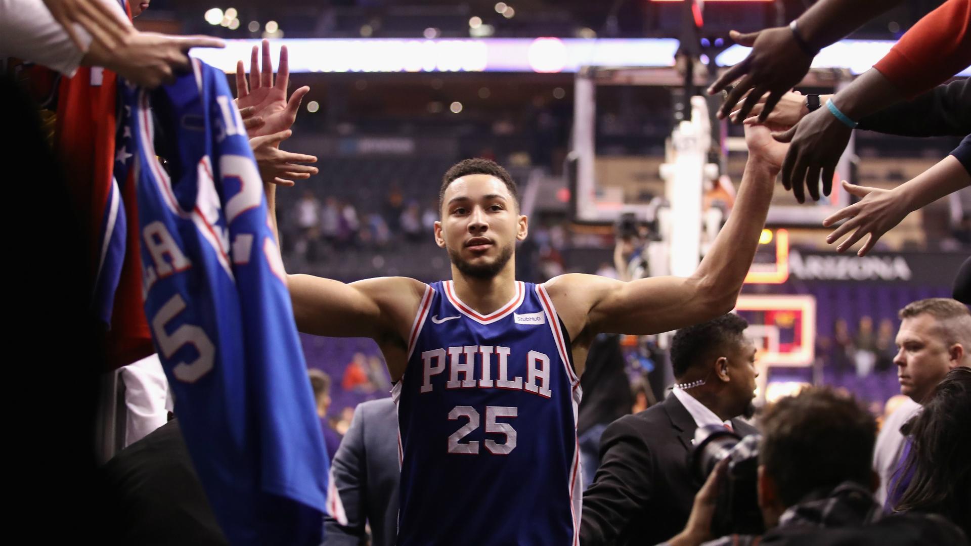 Ben Simmons 76ers basket, 1920x1080 Full HD, Desktop