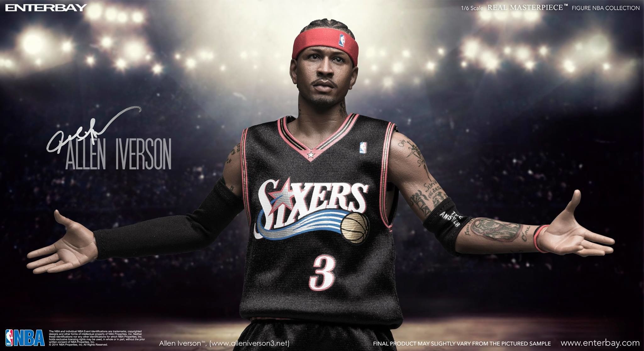 Allen Iverson figure action 76ers, 2048x1116 alta risoluzione, Laptop