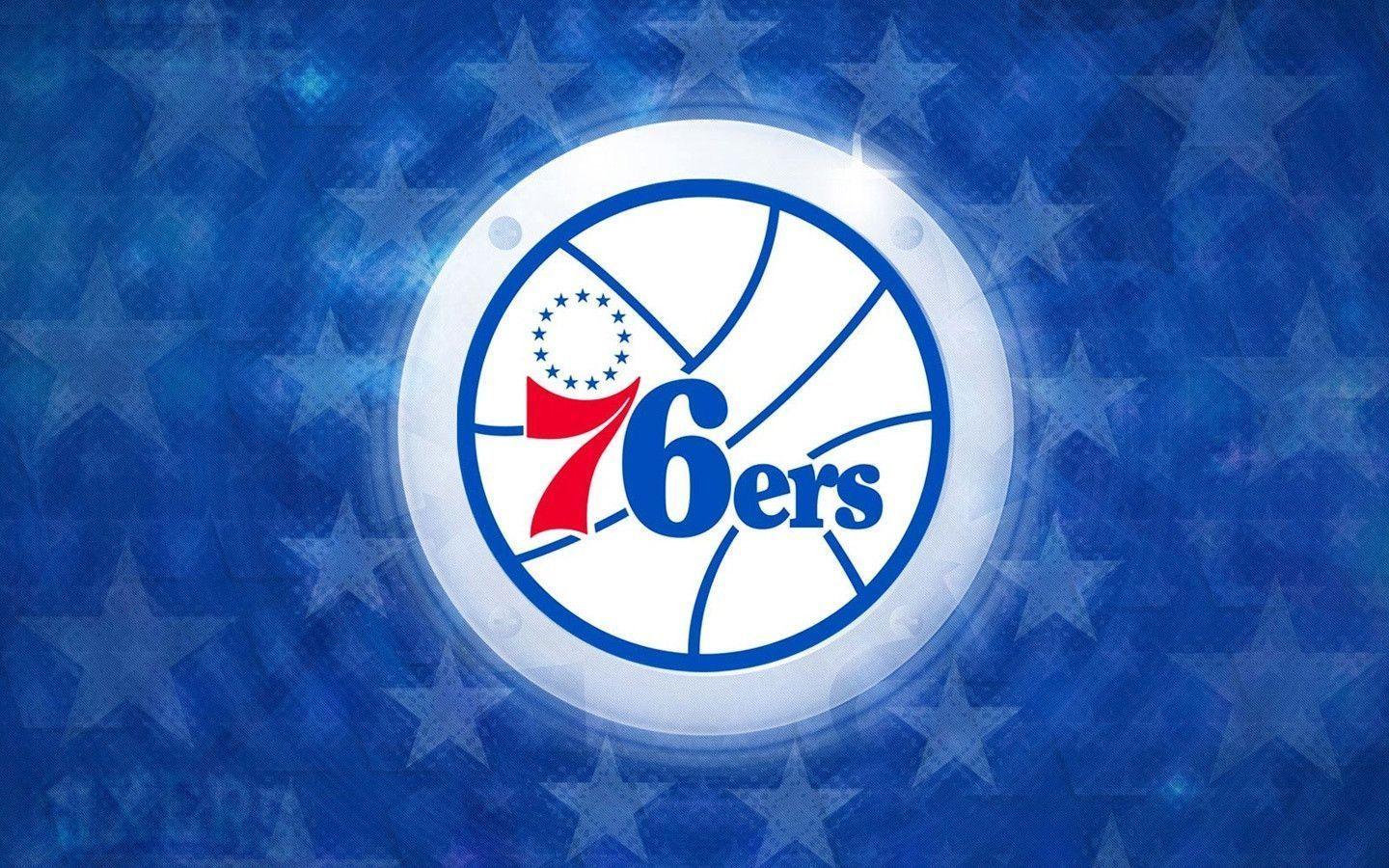 Logo 76ers basket blu, 1440x900 HD, MacBook Air
