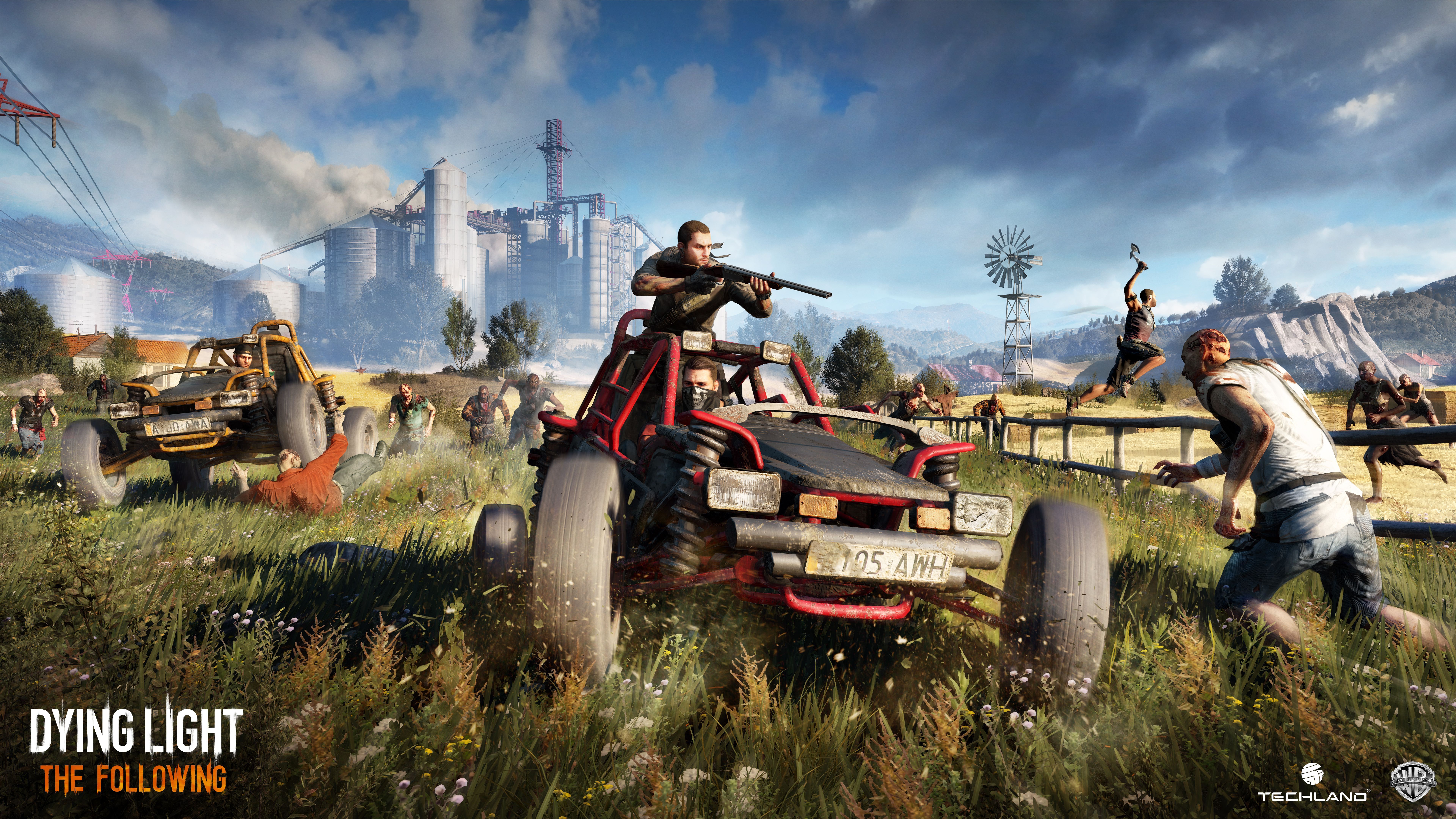 Dying Light The Following buggy, 7680x4320 Ultra HD, PC