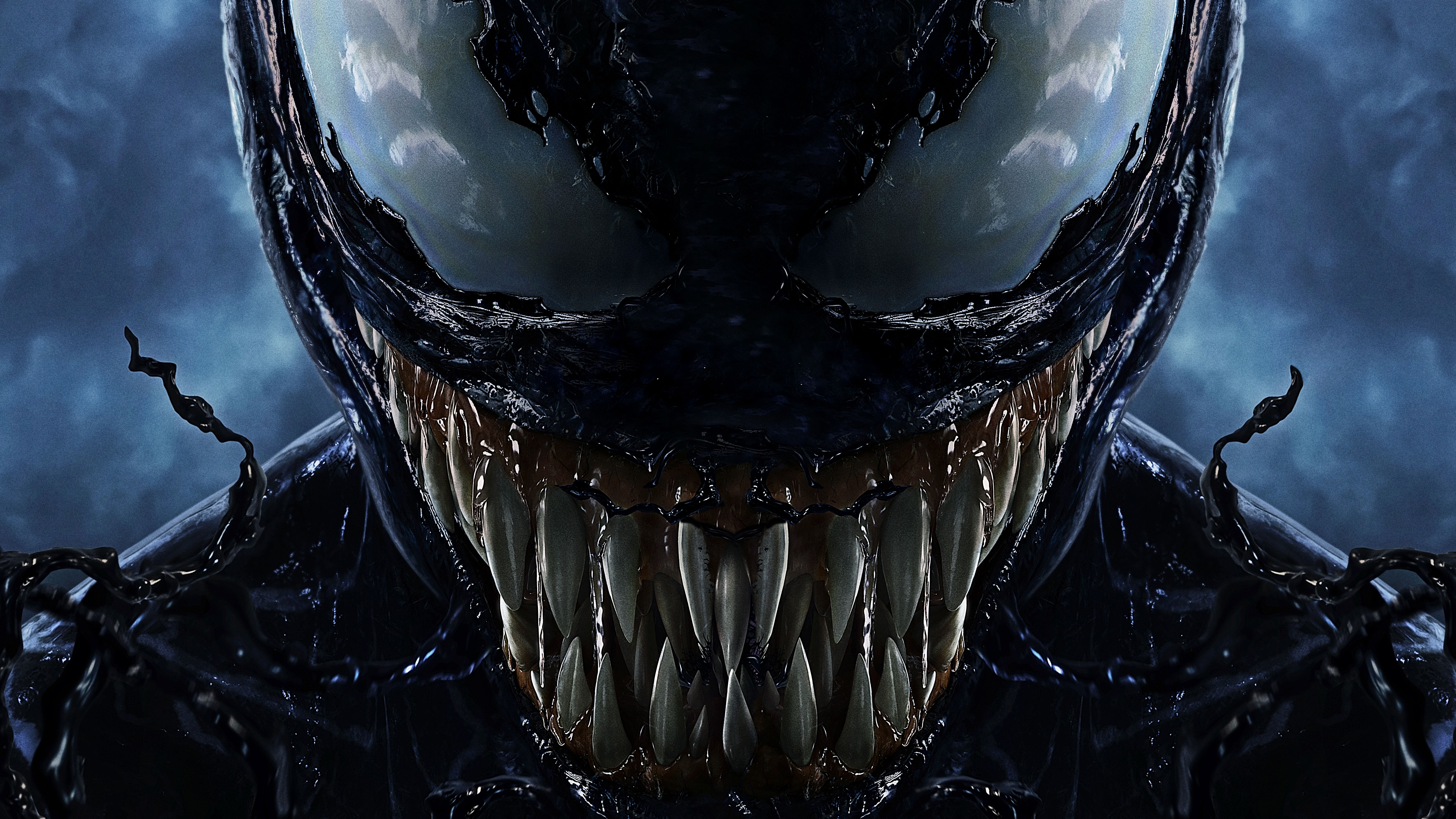 Venom volto minaccioso, Marvel, 7680x4320 4K, Desktop 4K
