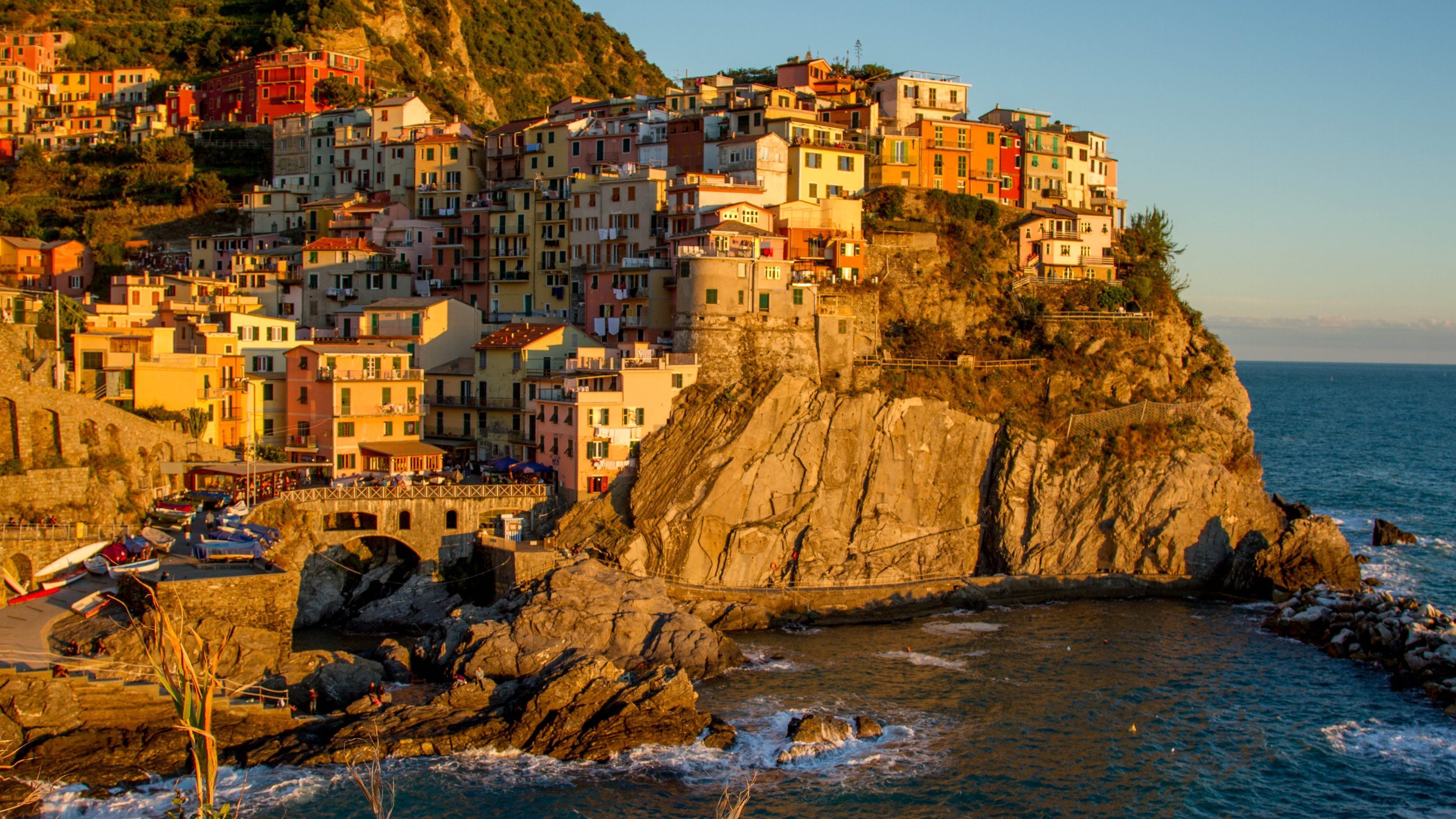 Manarola Cinque Terre Italia, 3840x2160 4K Ultra HD, Monitor 4K