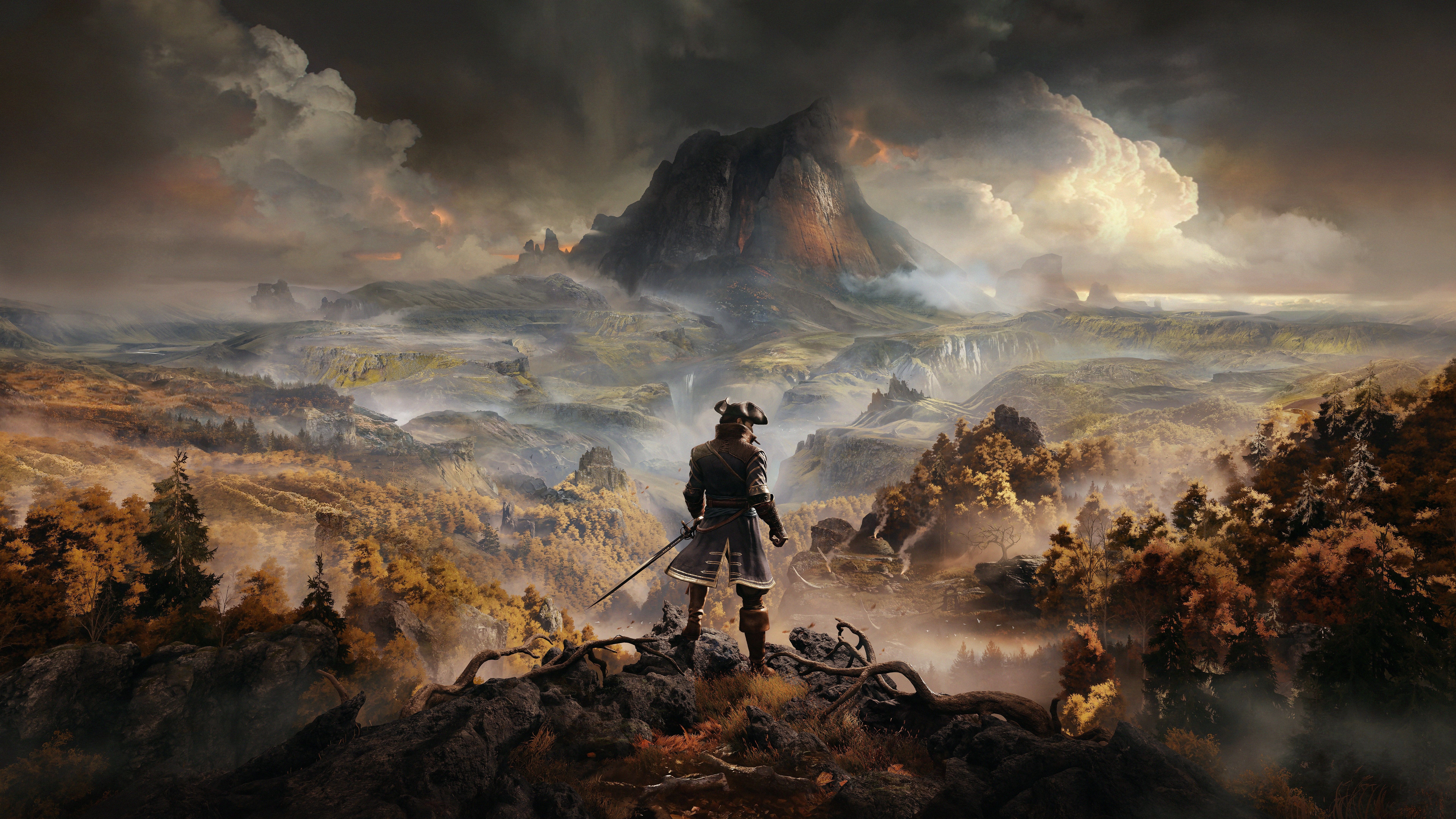 GreedFall paesaggio fantasy, 7680x4320 4K Ultra HD, Monitor 4K