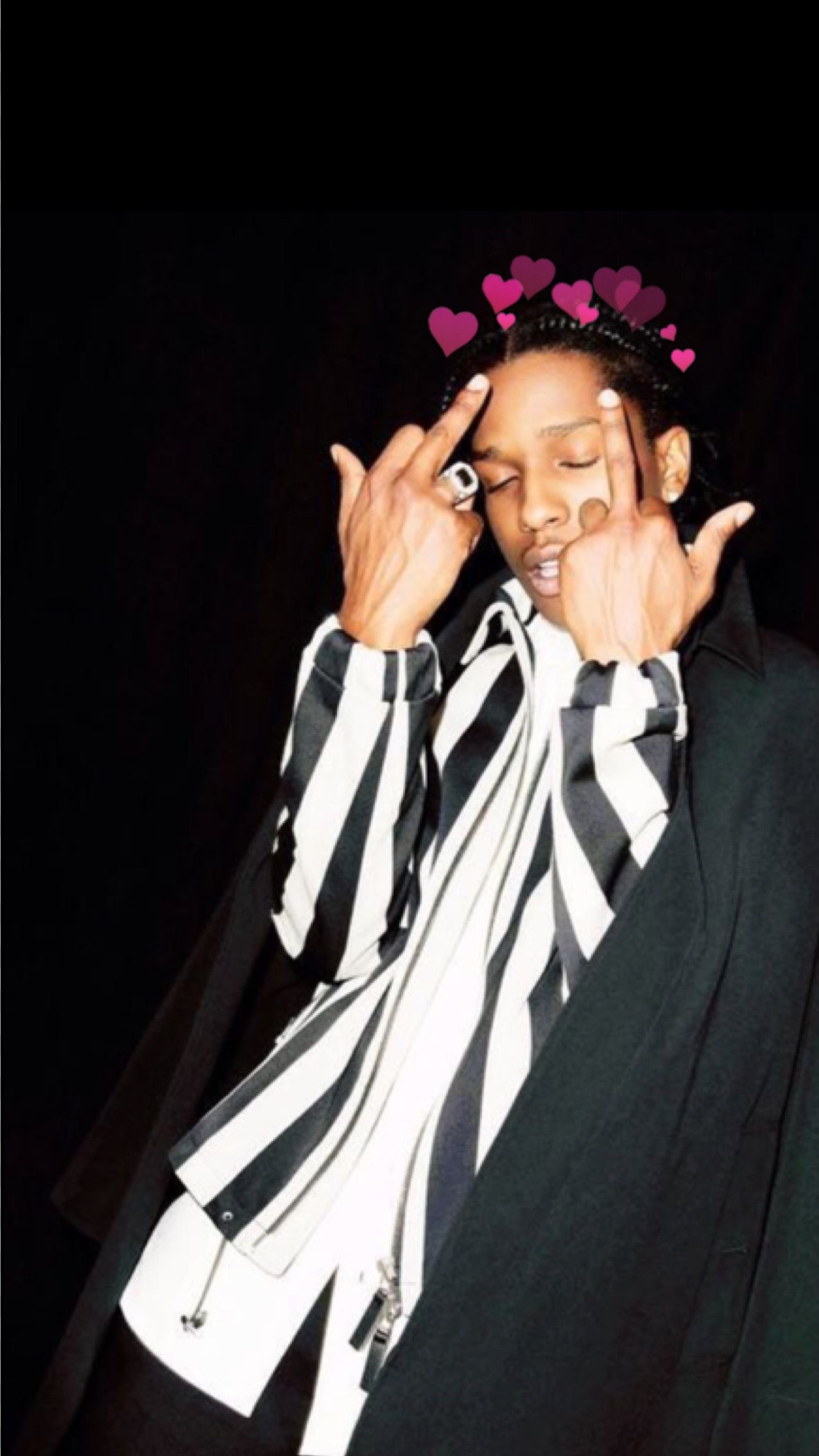ASAP Rocky camicia righe, 1276x2268 Full HD Verticale, Smartphone