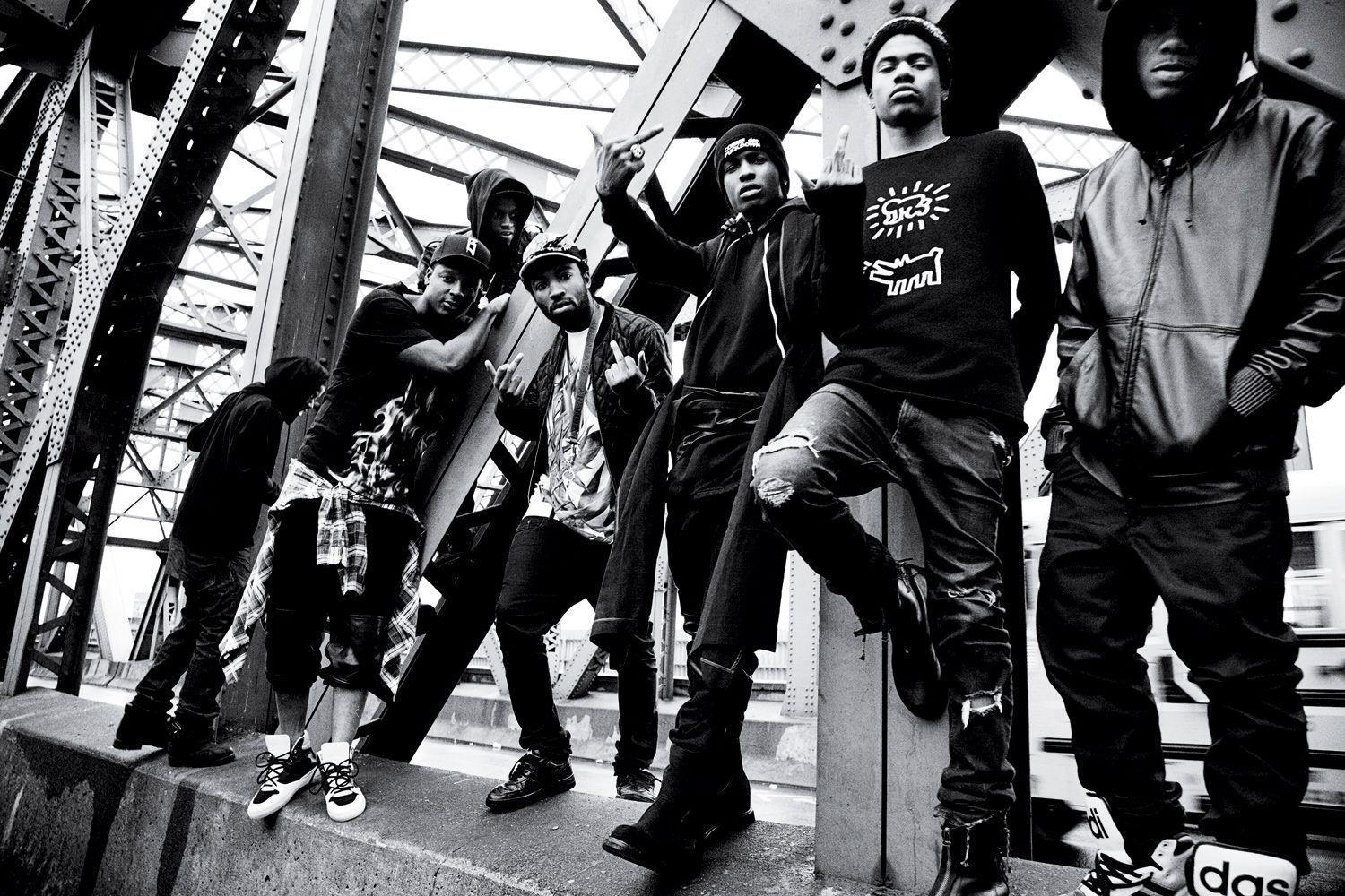 ASAP Mob gruppo bianco e nero, 1500x1000 720p, PC