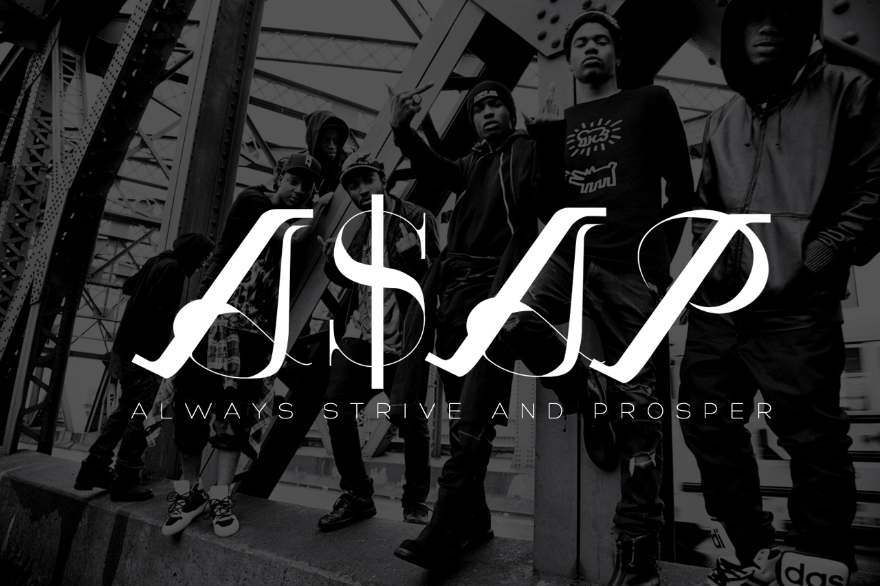 ASAP Mob gruppo bianco nero, 1280x853 HD, PC Desktop