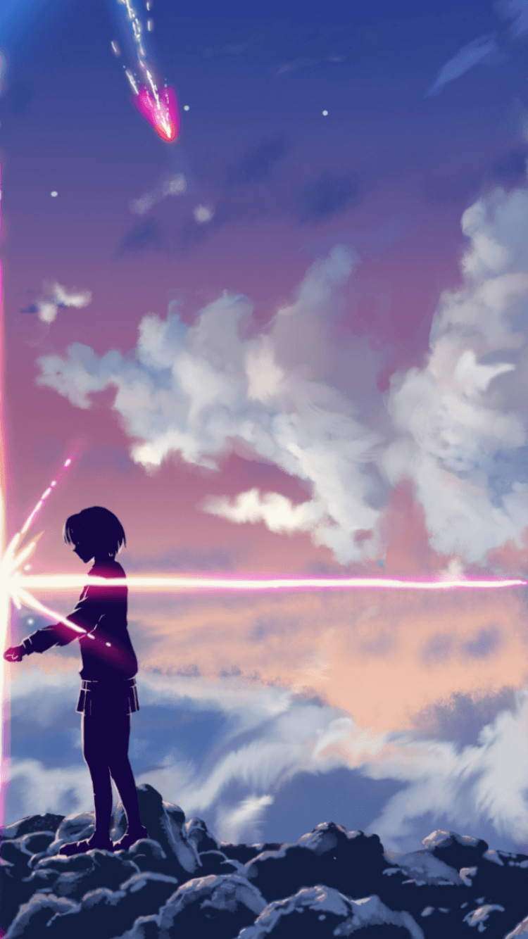 Your Name cometa tramonto, 750x1334 Verticale, iPhone